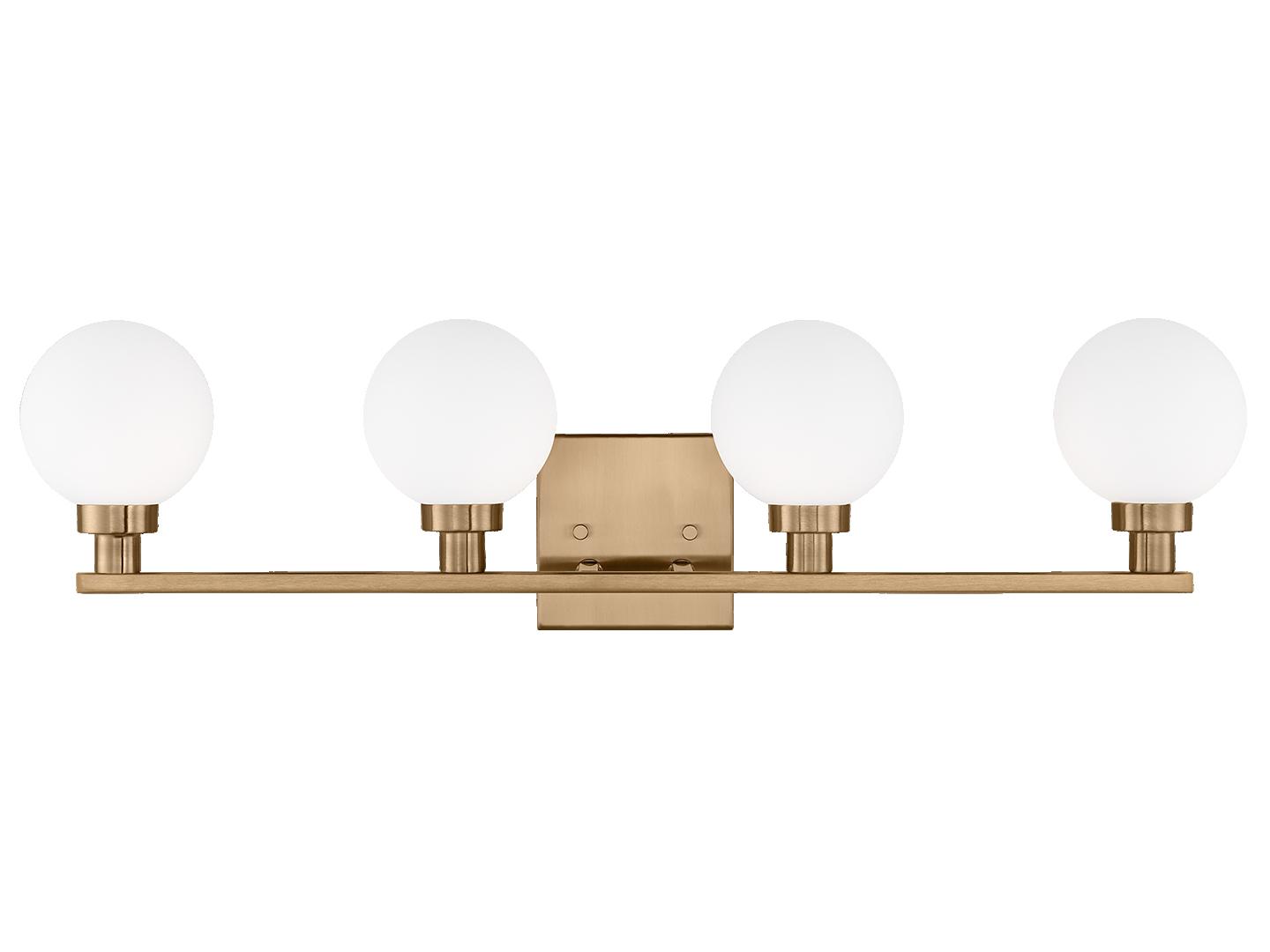 Visual Comfort Studio Clybourn 4-Light Satin Brass Vanity Light