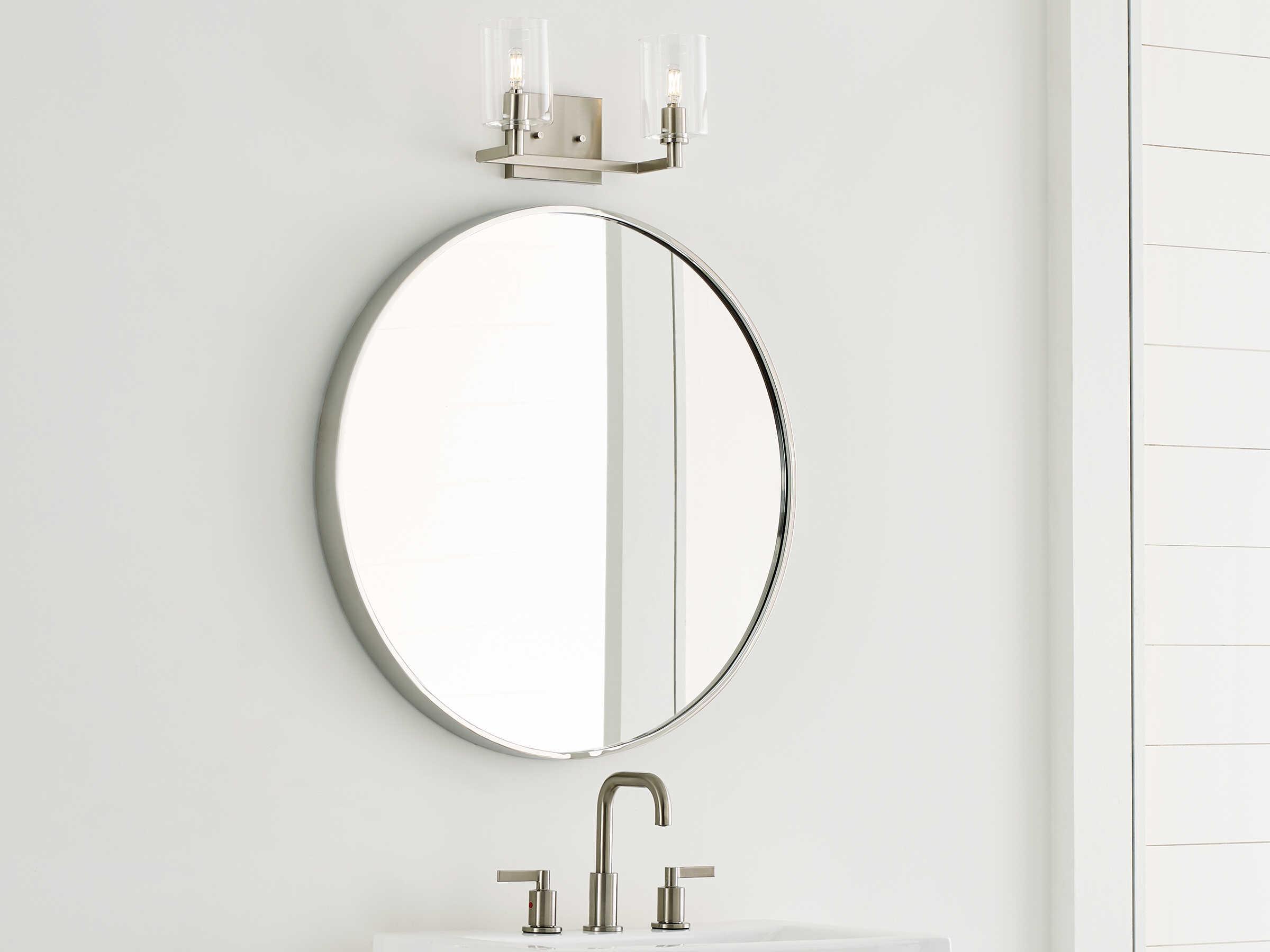 Visual Comfort Studio Fullton 2-Light Brushed Nickel Vanity Light