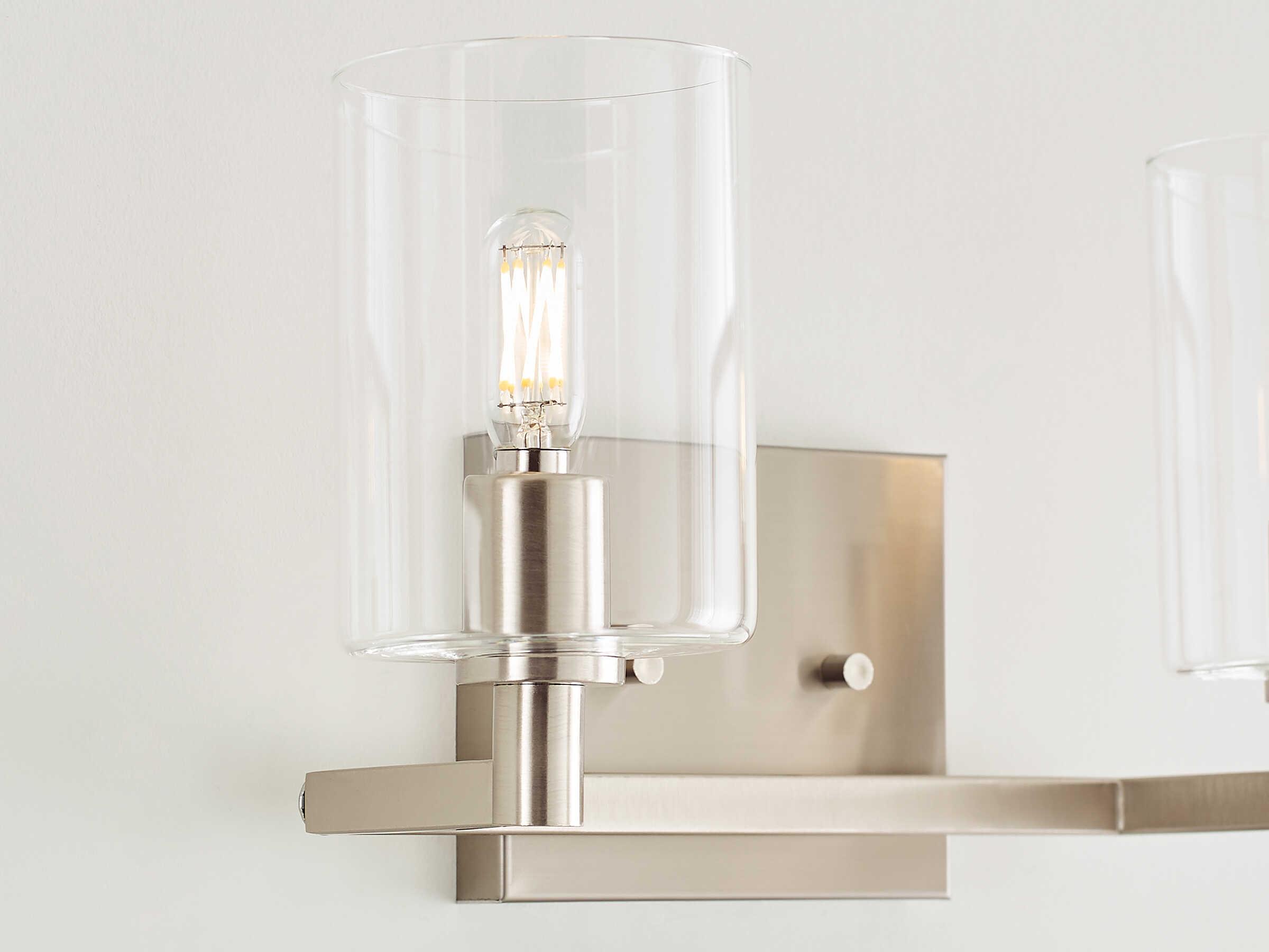 Visual Comfort Studio Fullton 2-Light Brushed Nickel Vanity Light