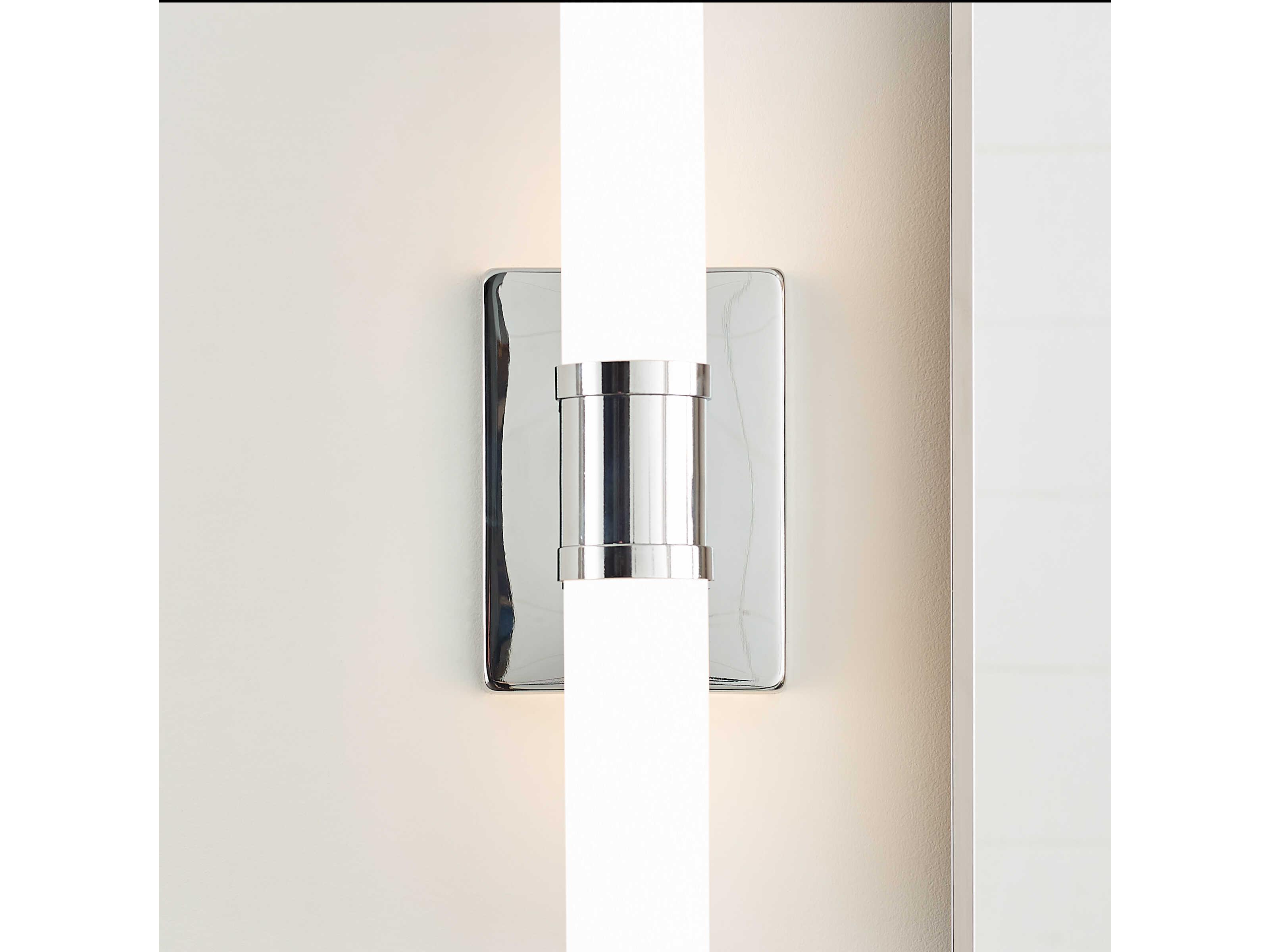 Visual Comfort Studio Keaton 2-Light Chrome Vanity Light