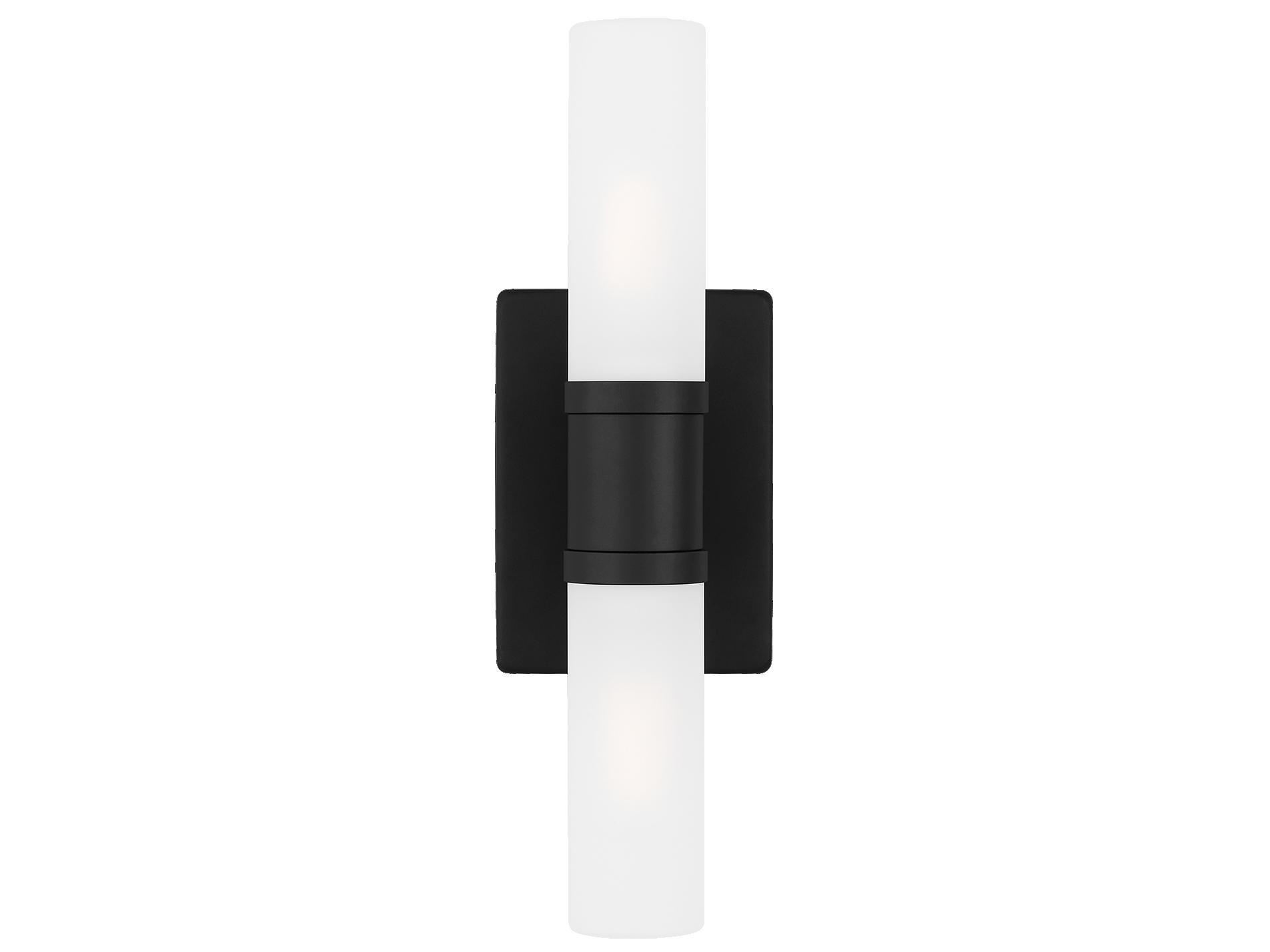 Visual Comfort Studio Keaton 2-Light Midnight Black Vanity Light