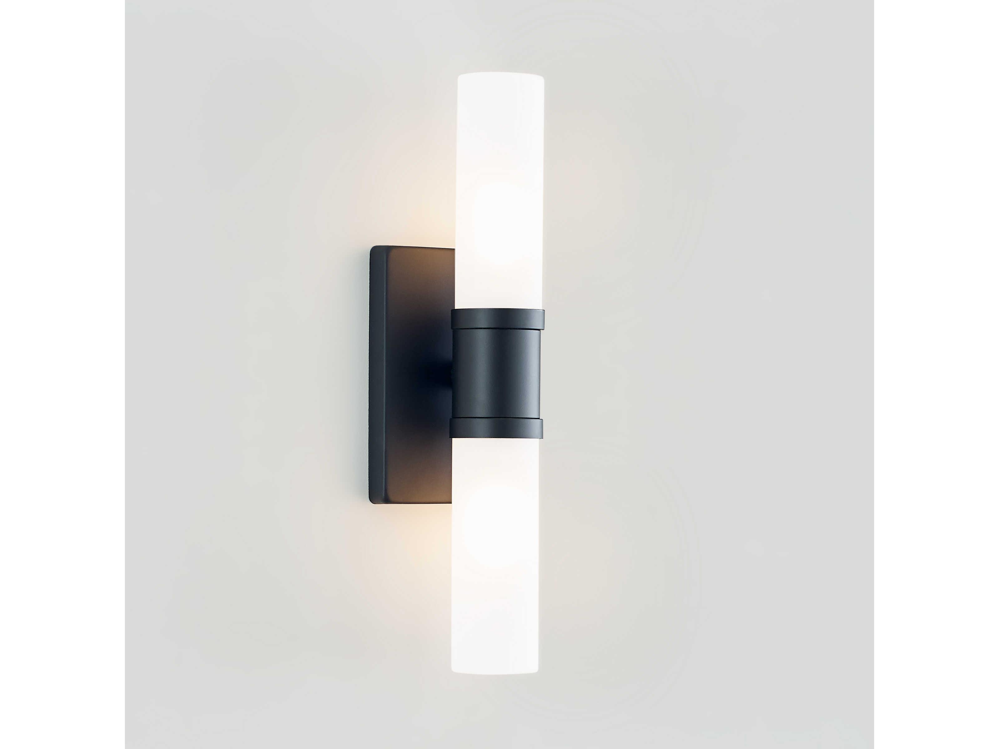 Visual Comfort Studio Keaton 2-Light Midnight Black Vanity Light