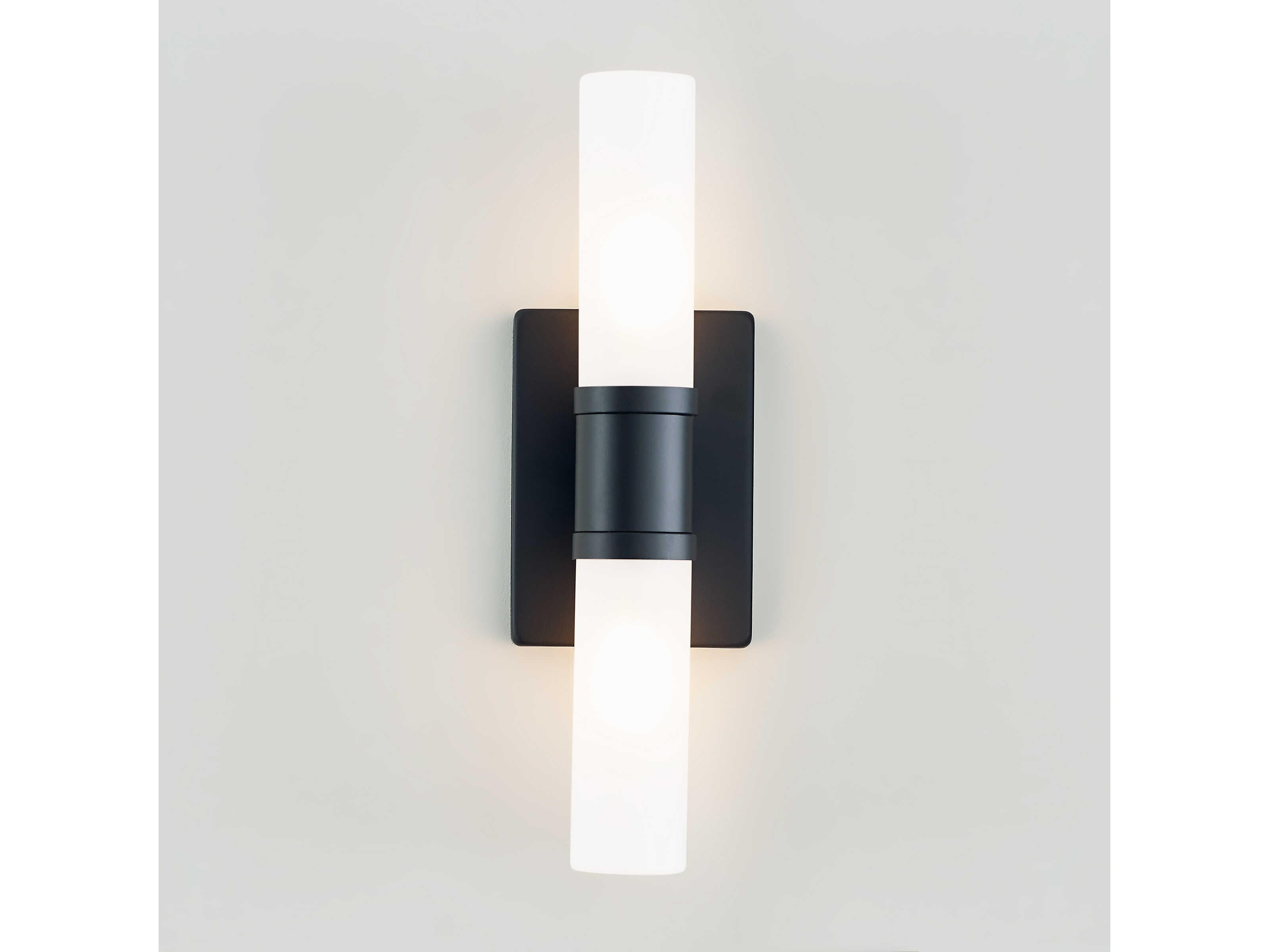 Visual Comfort Studio Keaton 2-Light Midnight Black Vanity Light