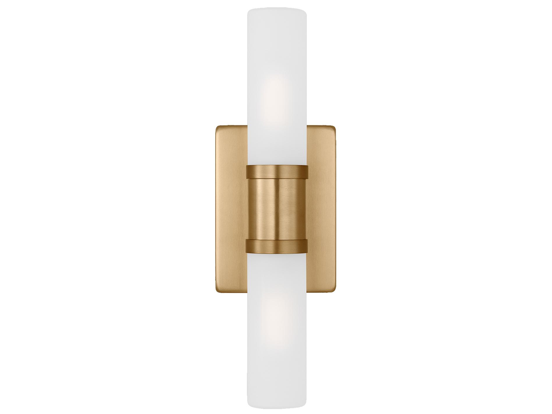 Visual Comfort Studio Keaton 2-Light Satin Brass Vanity Light