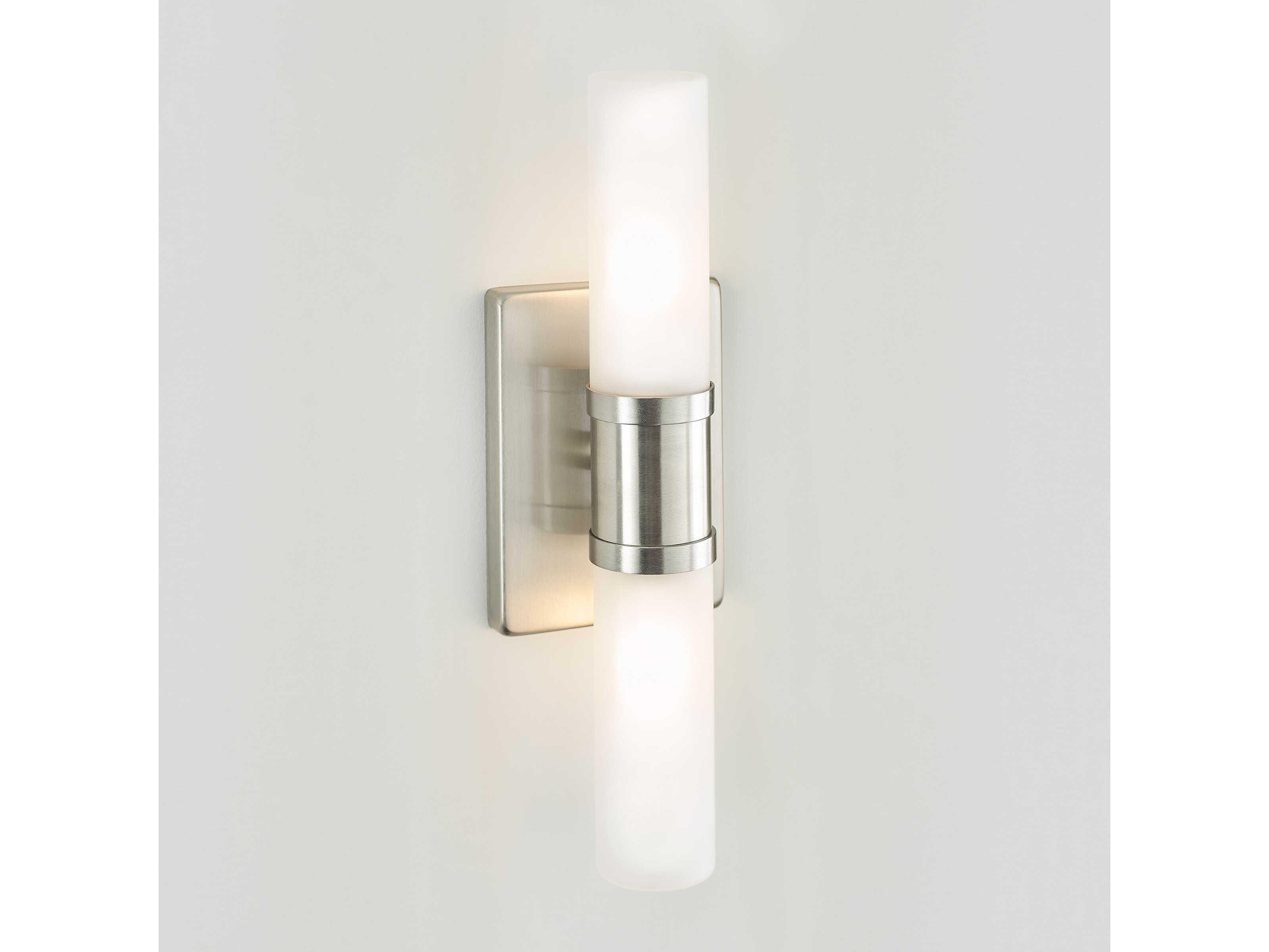 Visual Comfort Studio Keaton 2-Light Brushed Nickel Vanity Light