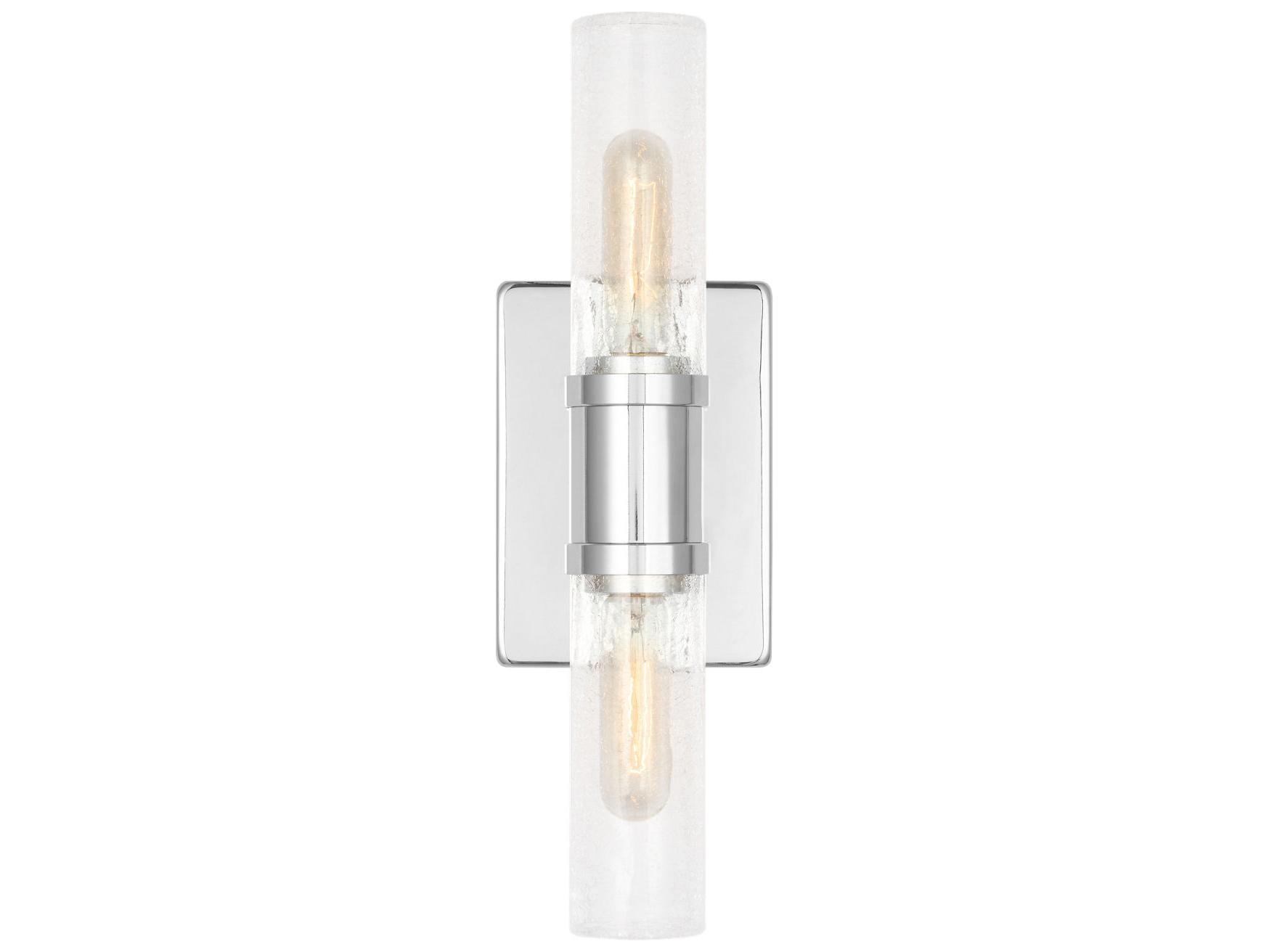 Visual Comfort Studio Keaton 2-Light Chrome Vanity Light