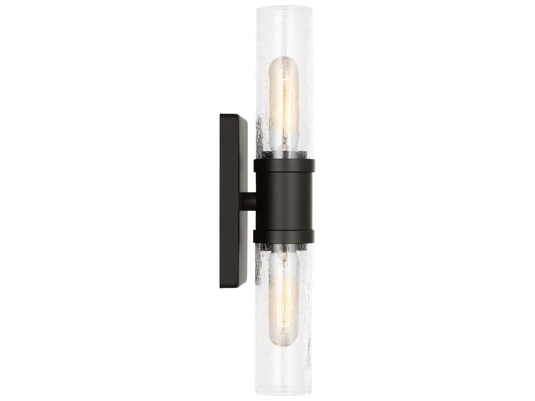Visual Comfort Studio Keaton 2-Light Midnight Black Vanity Light