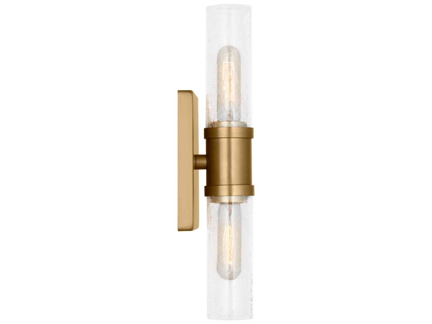 Visual Comfort Studio Keaton 2-Light Satin Brass Vanity Light