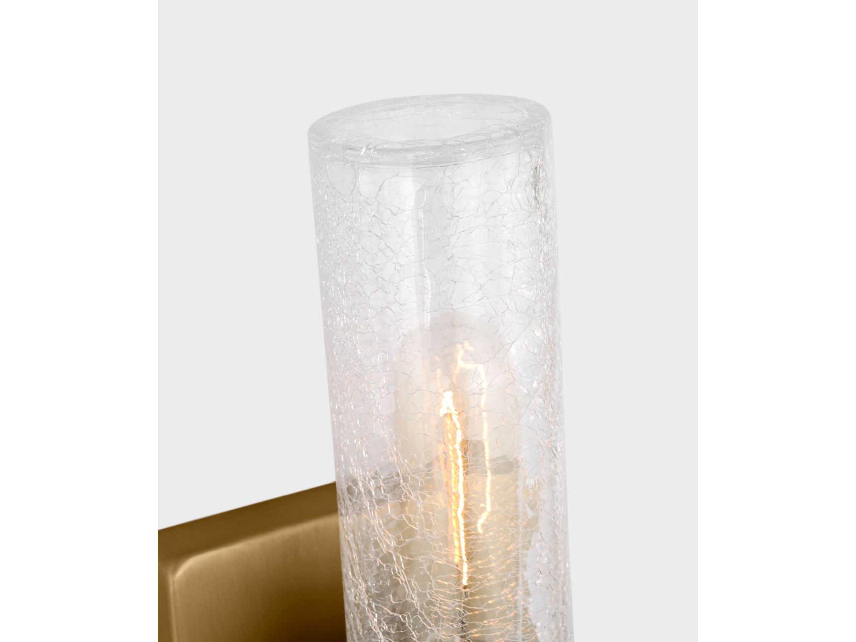 Visual Comfort Studio Keaton 2-Light Satin Brass Vanity Light