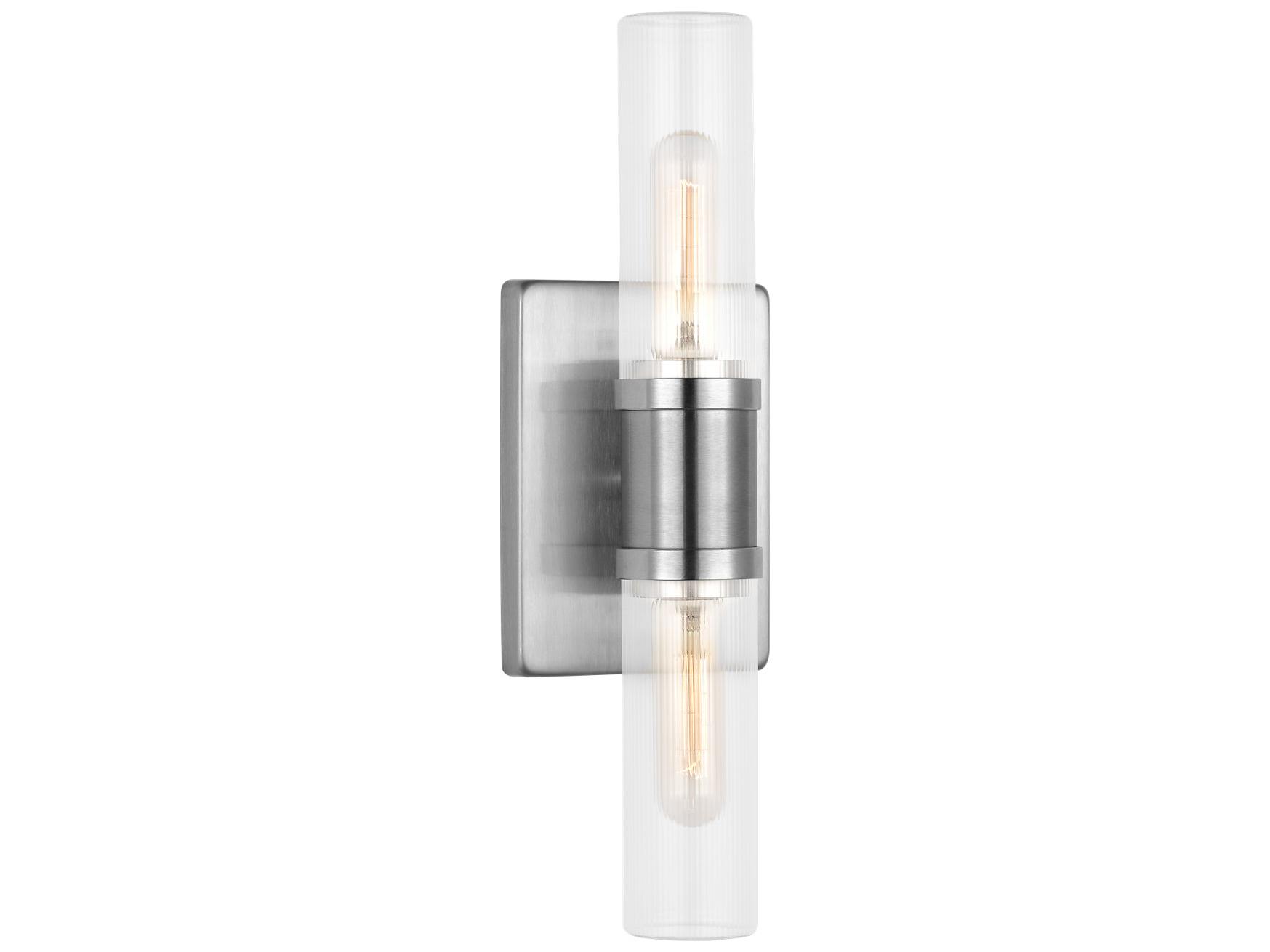 Visual Comfort Studio Keaton 2-Light Brushed Nickel Vanity Light
