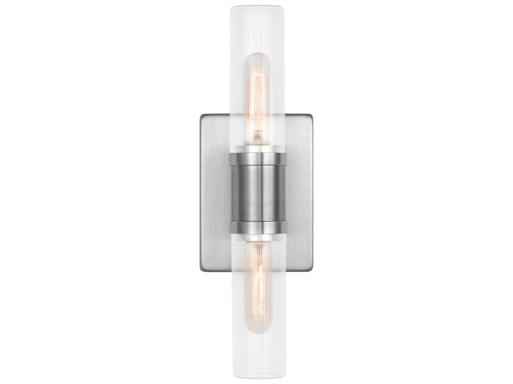 Visual Comfort Studio Keaton 2-Light Brushed Nickel Vanity Light
