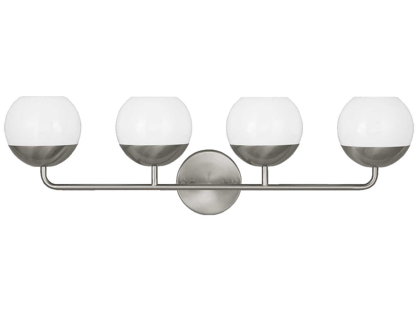 Visual Comfort Studio Alvin 4-Light Brushed Nickel Vanity Light