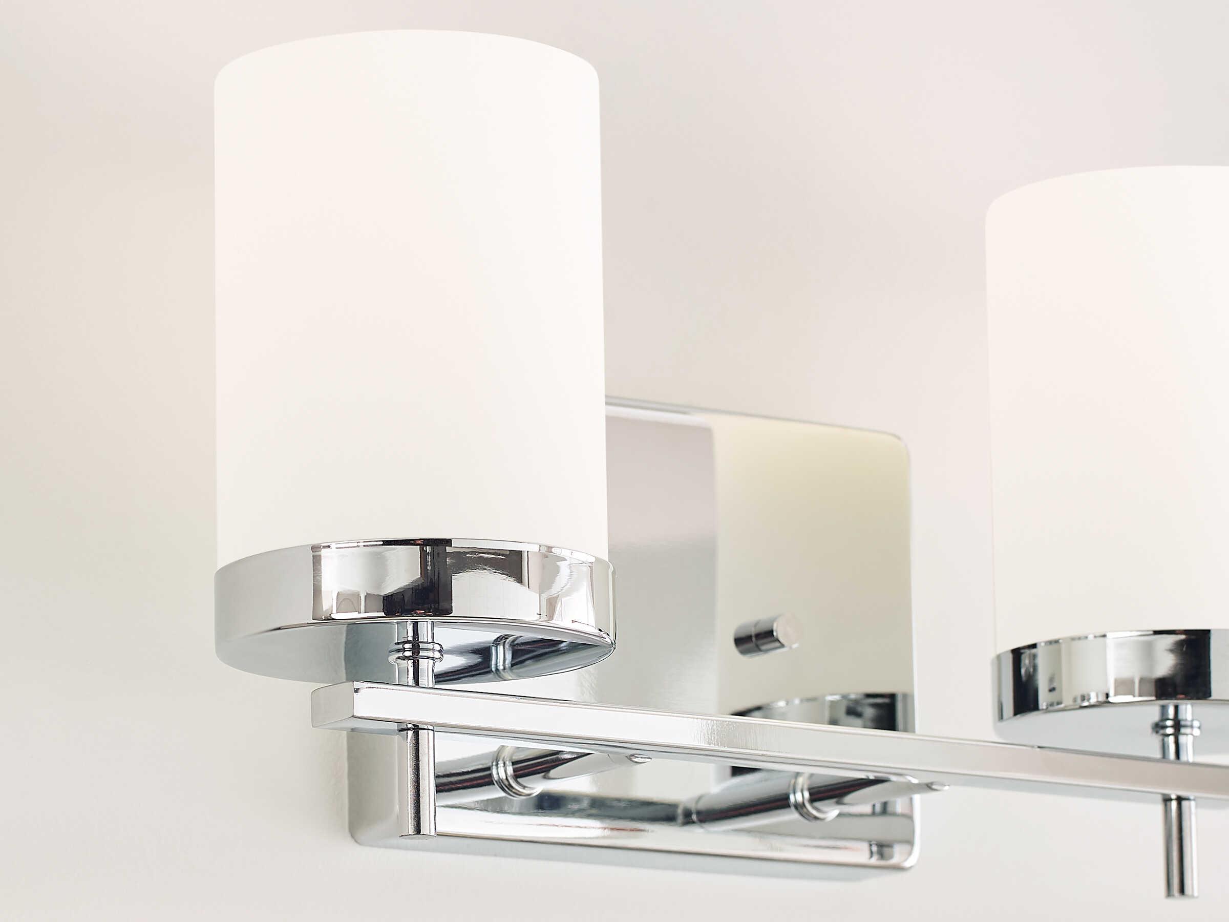 Visual Comfort Studio Zire 2-Light Chrome Vanity Light