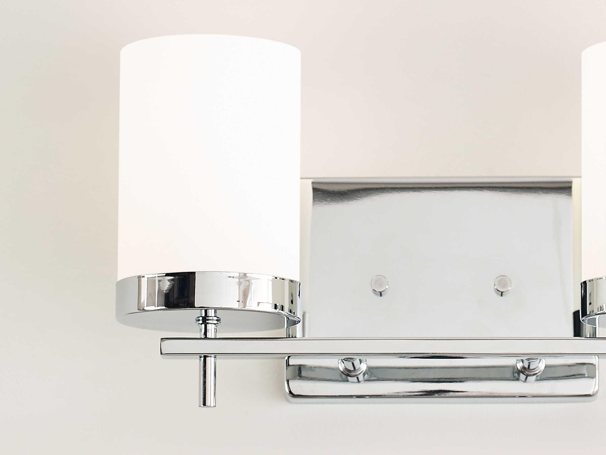 Visual Comfort Studio Zire 2-Light Chrome Vanity Light