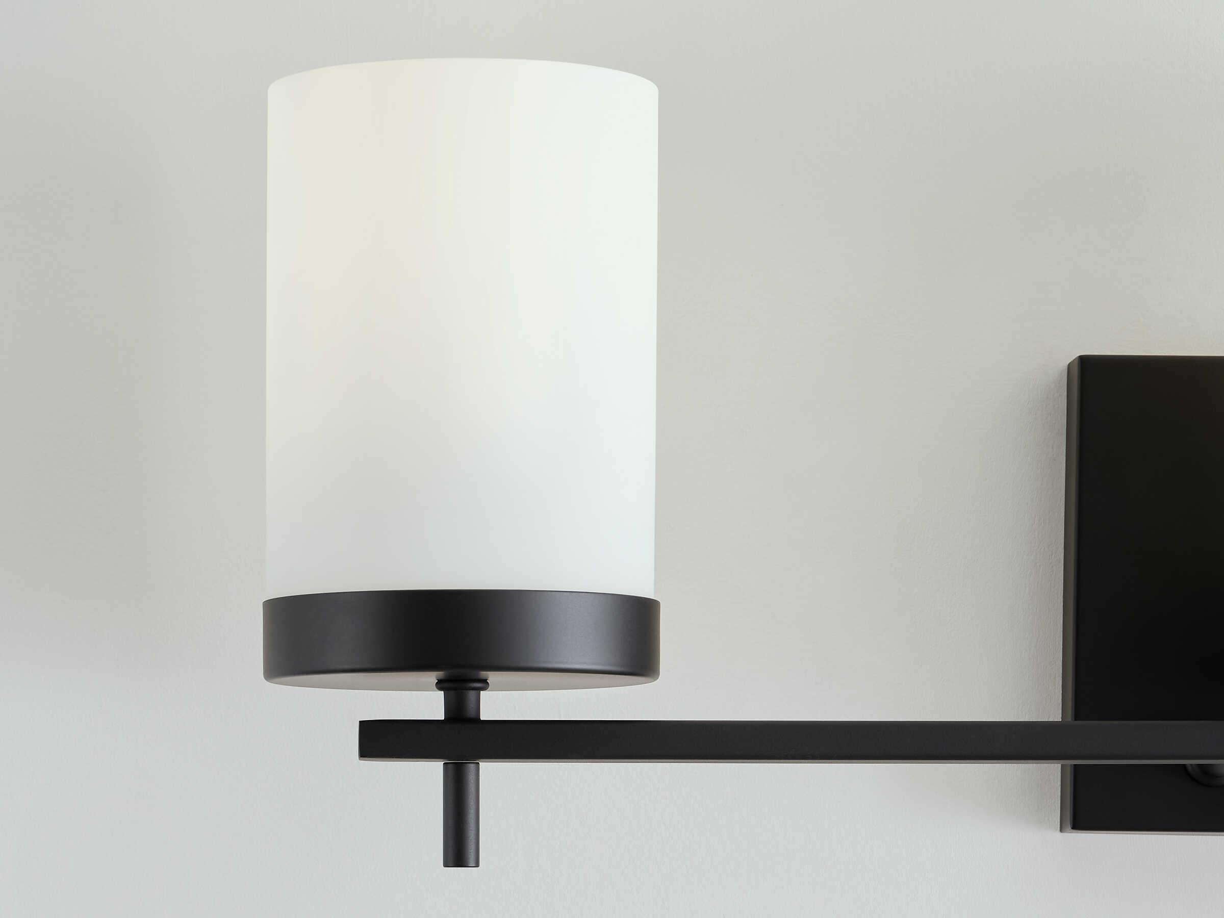 Visual Comfort Studio Zire 3-Light Midnight Black Vanity Light