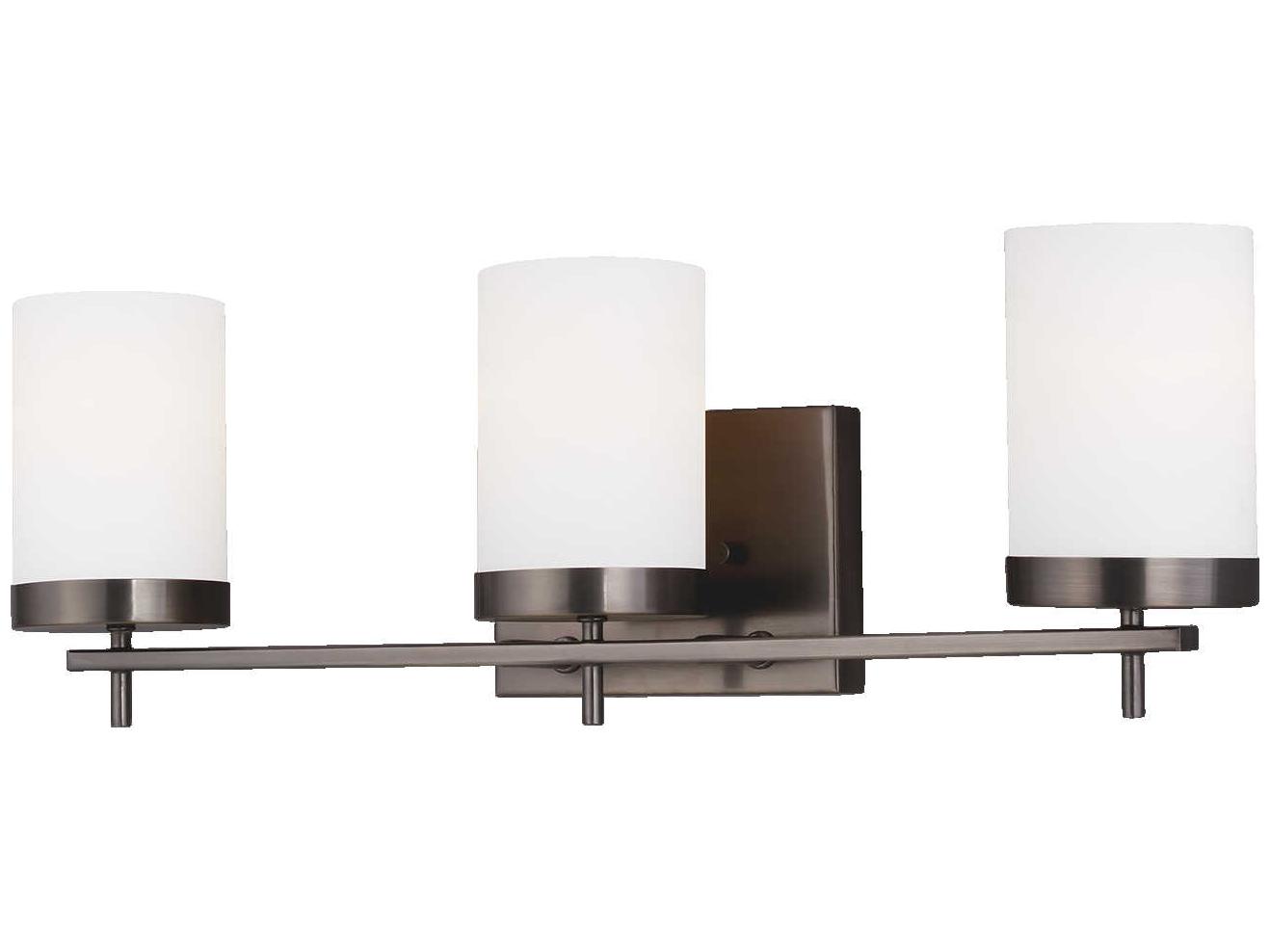 Visual Comfort Studio Zire 3-Light Brushed Oil Rubbed Bronze Vanity Light