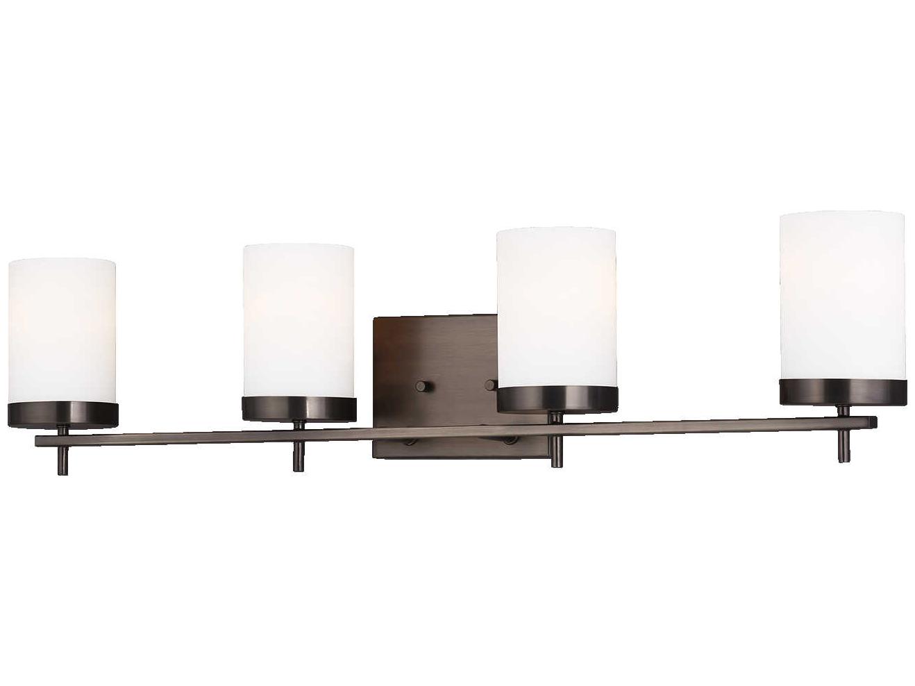 Visual Comfort Studio Zire 4-Light Brushed Oil Rubbed Bronze Vanity Light