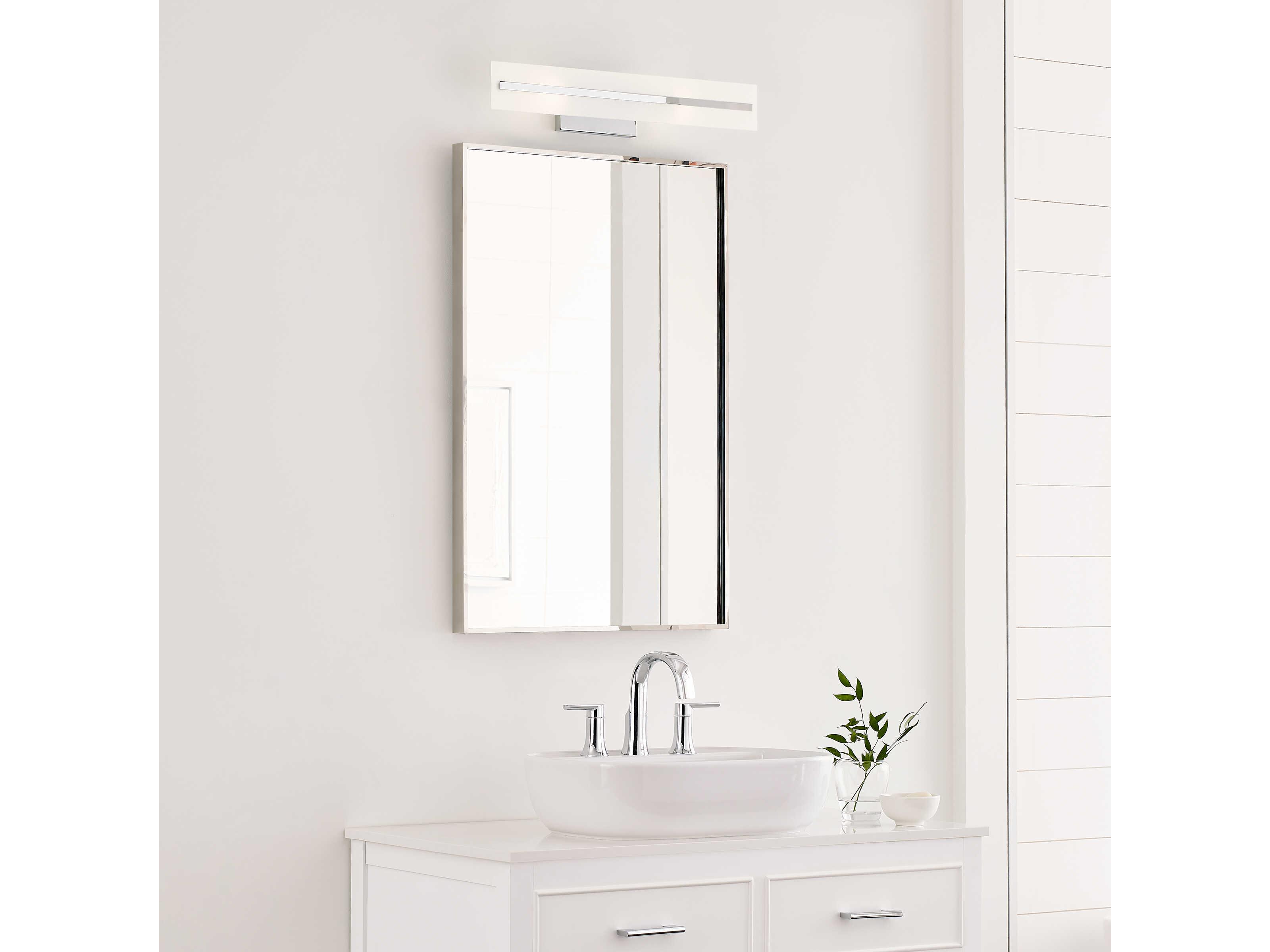 Visual Comfort Studio Dex 2-Light Chrome Vanity Light