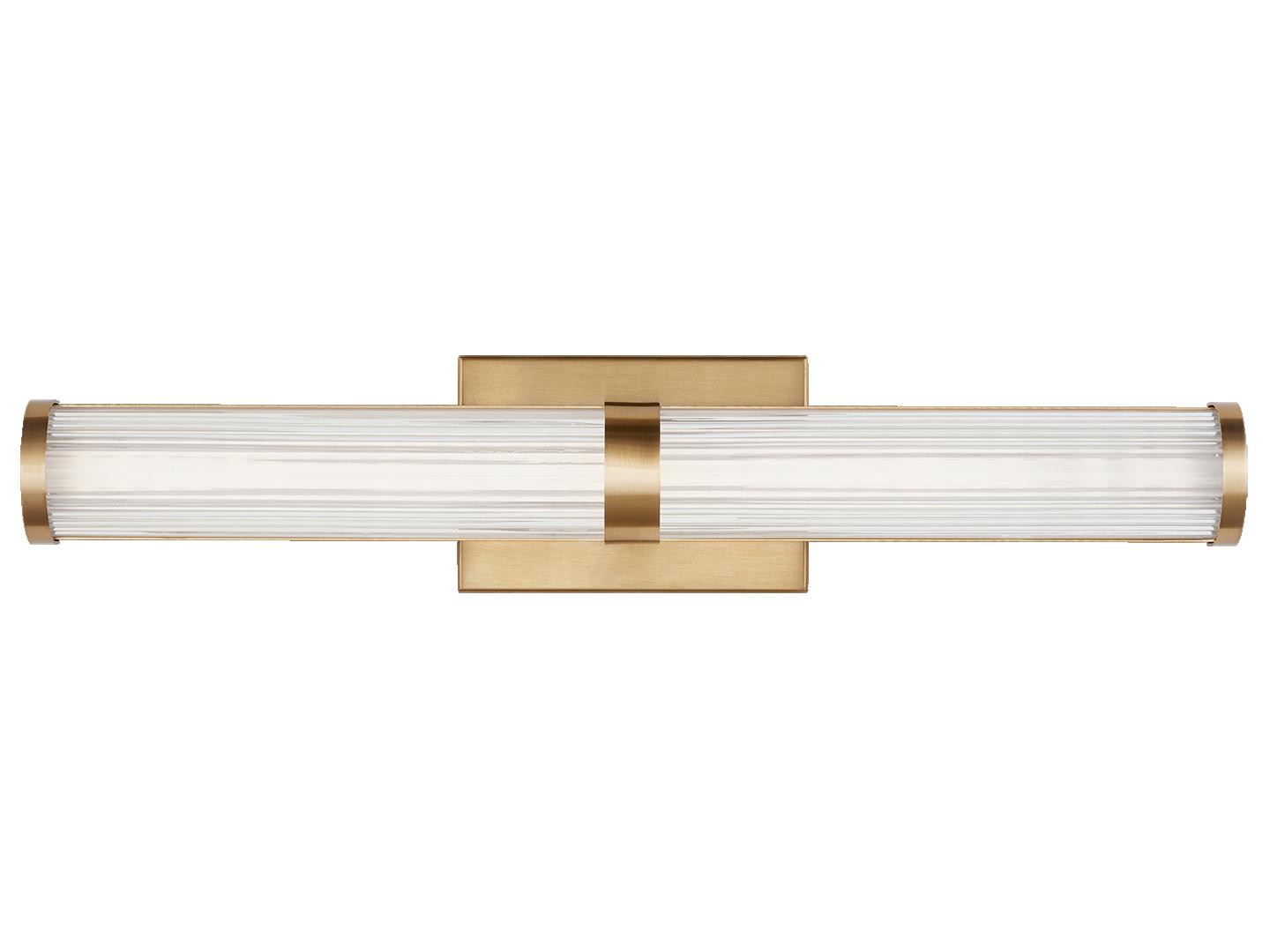 Visual Comfort Studio Syden 1-Light Satin Brass Vanity Light