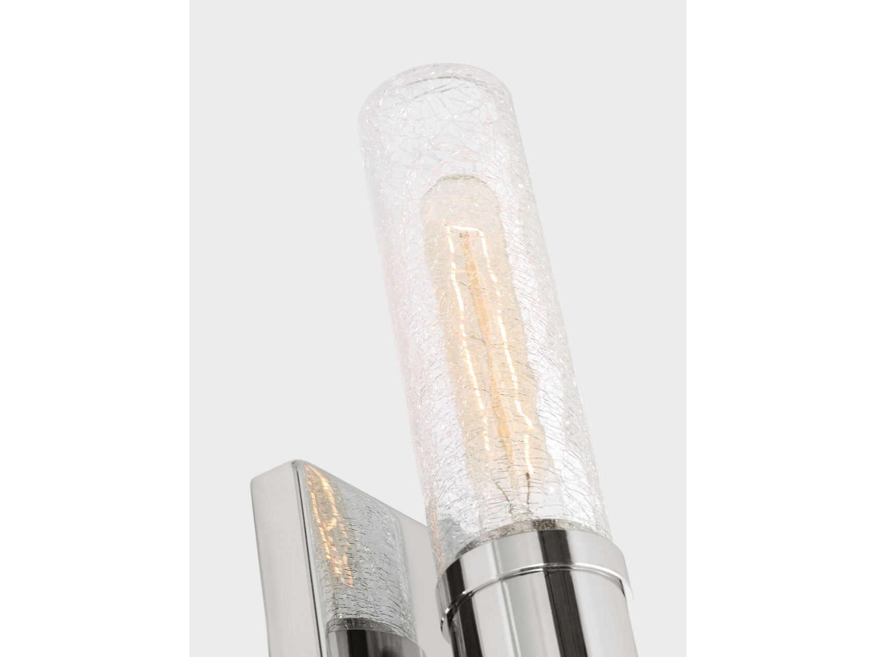 Visual Comfort Studio Keaton 2-Light Chrome Vanity Light