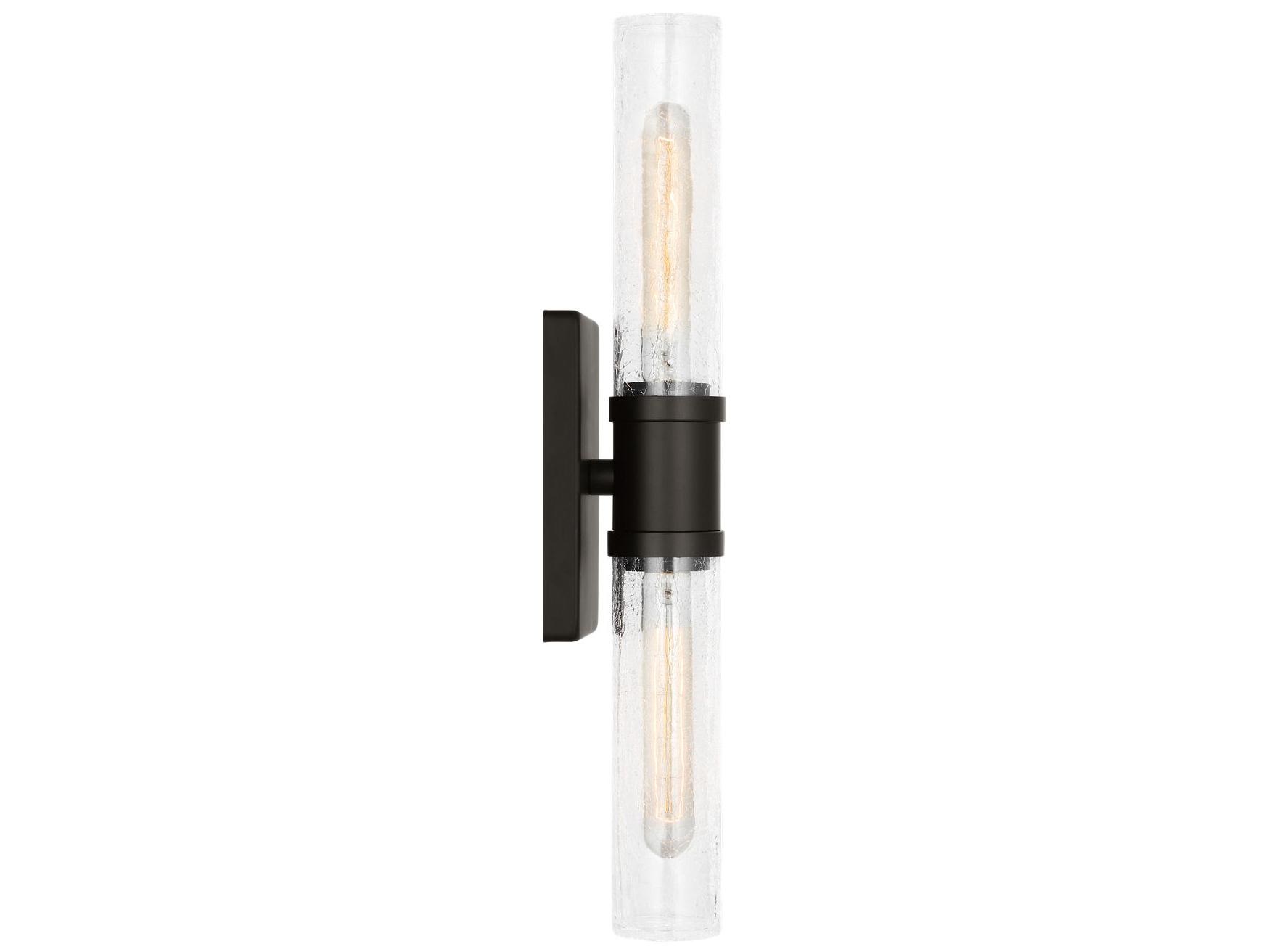 Visual Comfort Studio Keaton 2-Light Midnight Black Vanity Light