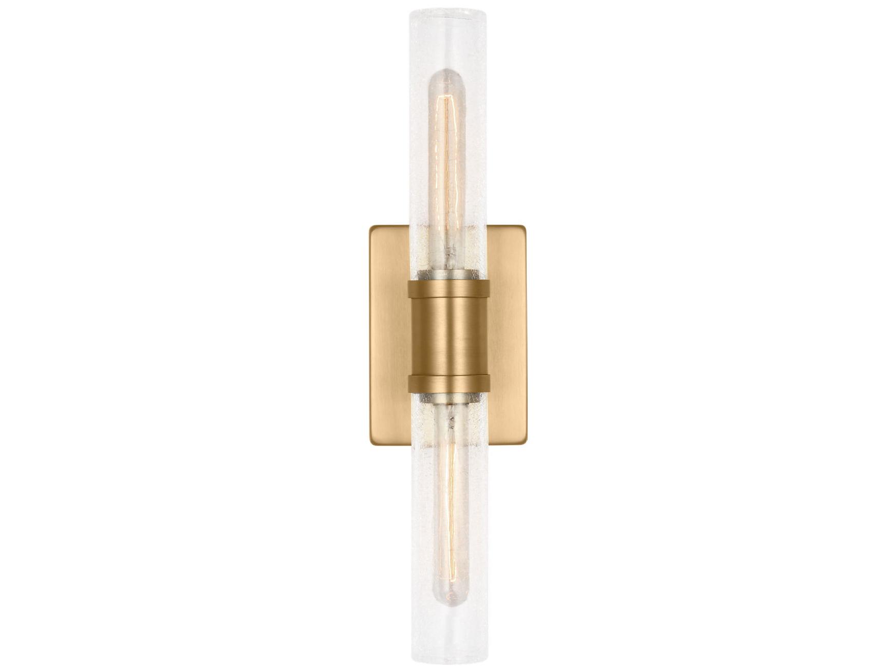 Visual Comfort Studio Keaton 2-Light Satin Brass Vanity Light