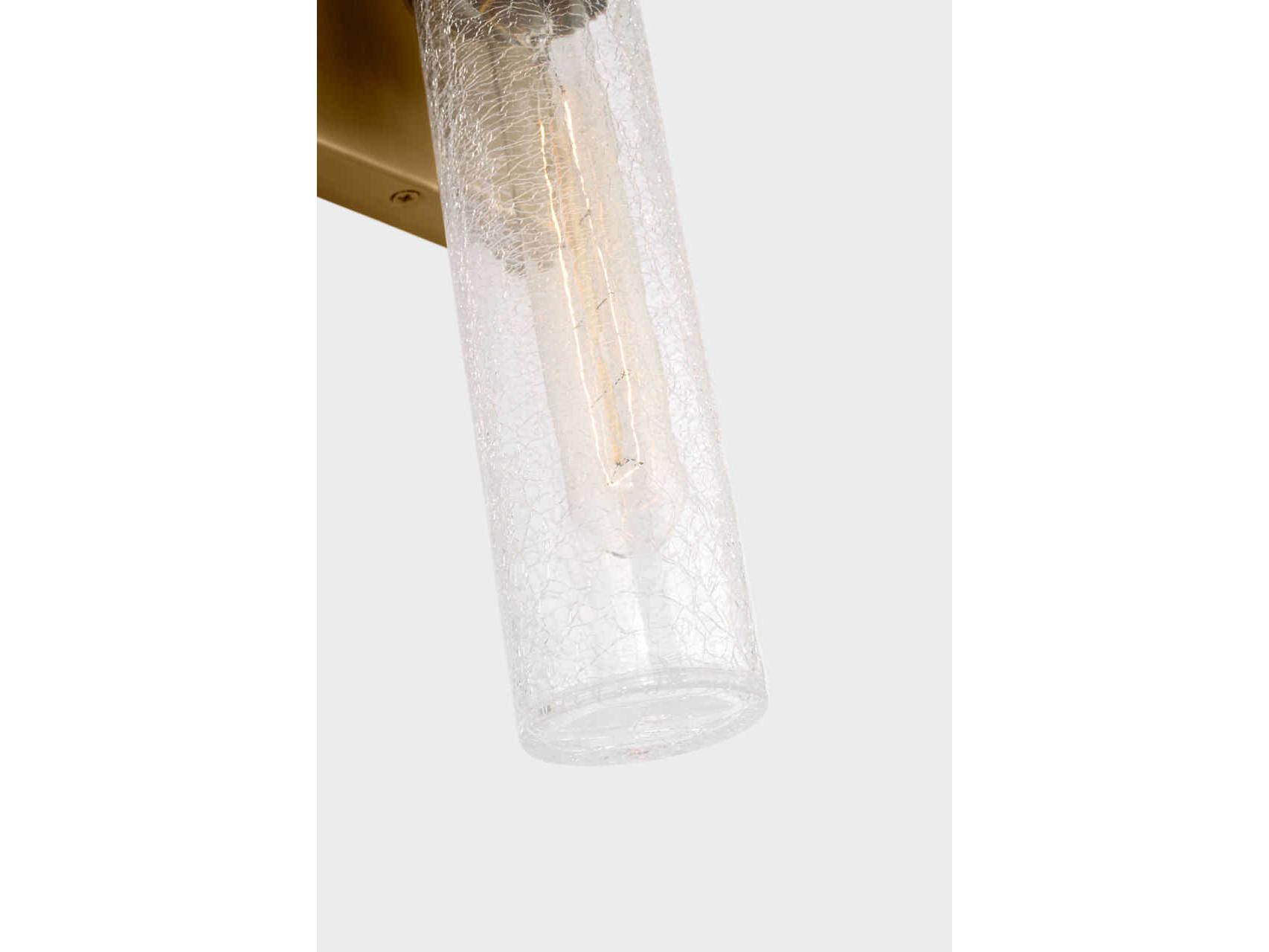 Visual Comfort Studio Keaton 2-Light Satin Brass Vanity Light