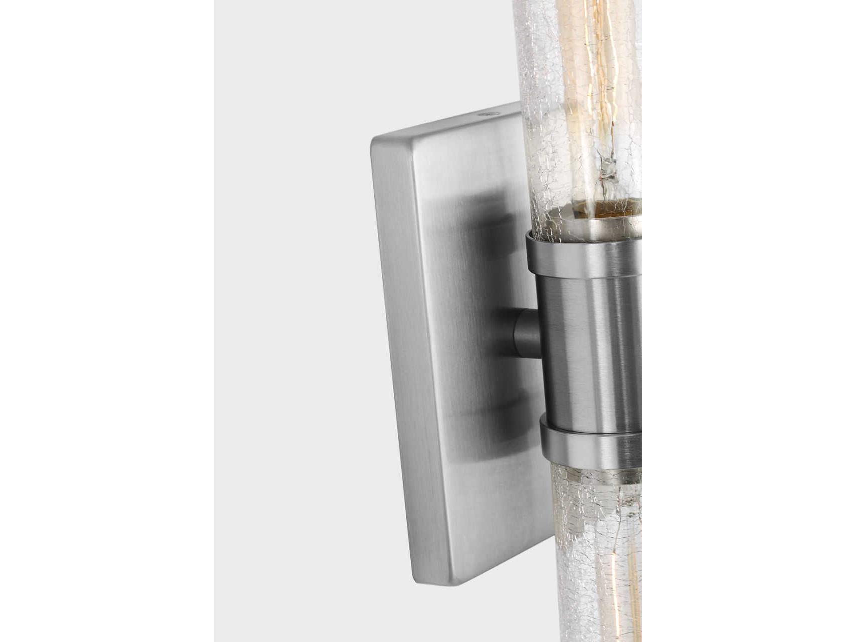 Visual Comfort Studio Keaton 2-Light Brushed Nickel Vanity Light