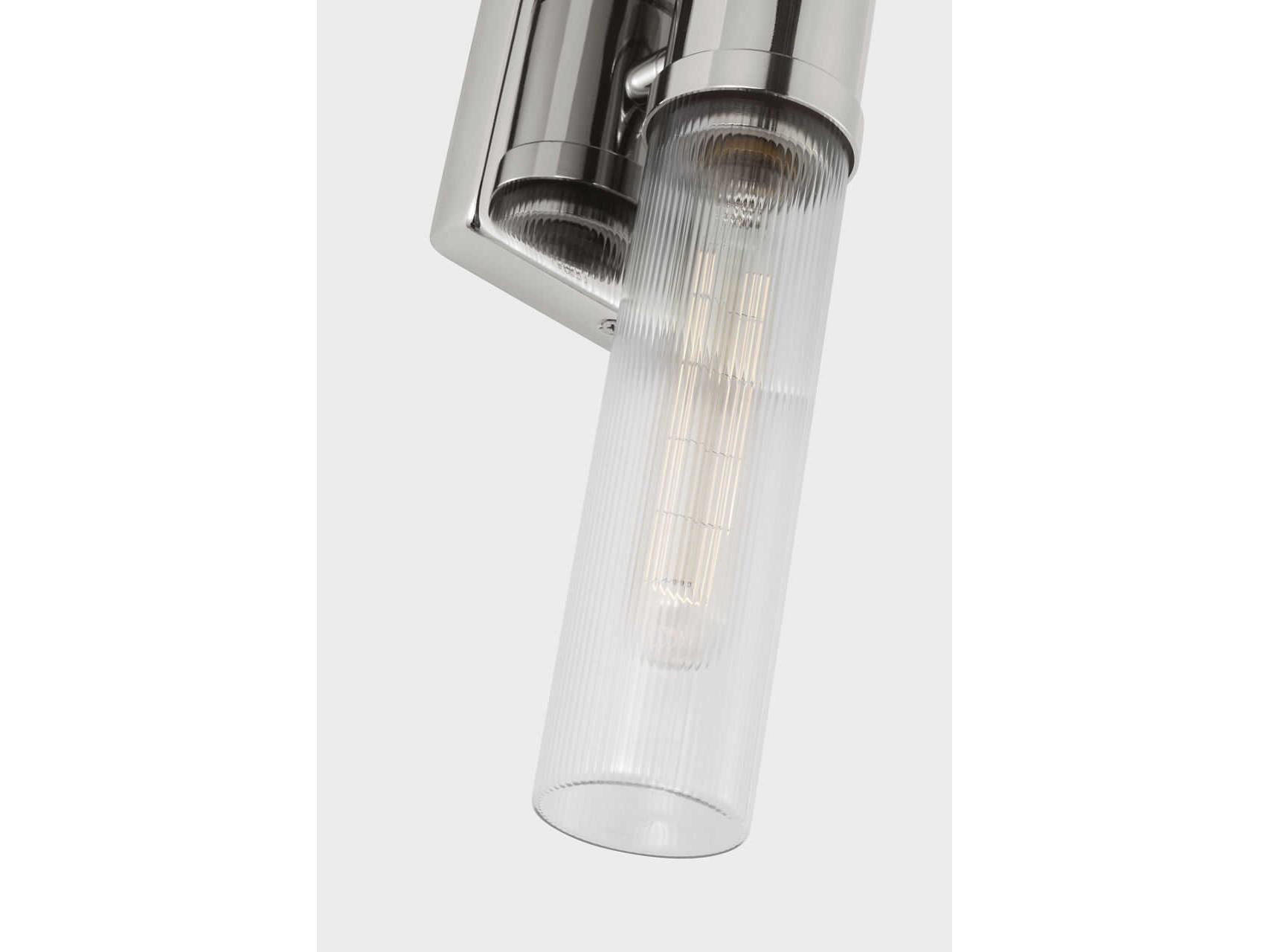 Visual Comfort Studio Keaton 2-Light Chrome Vanity Light