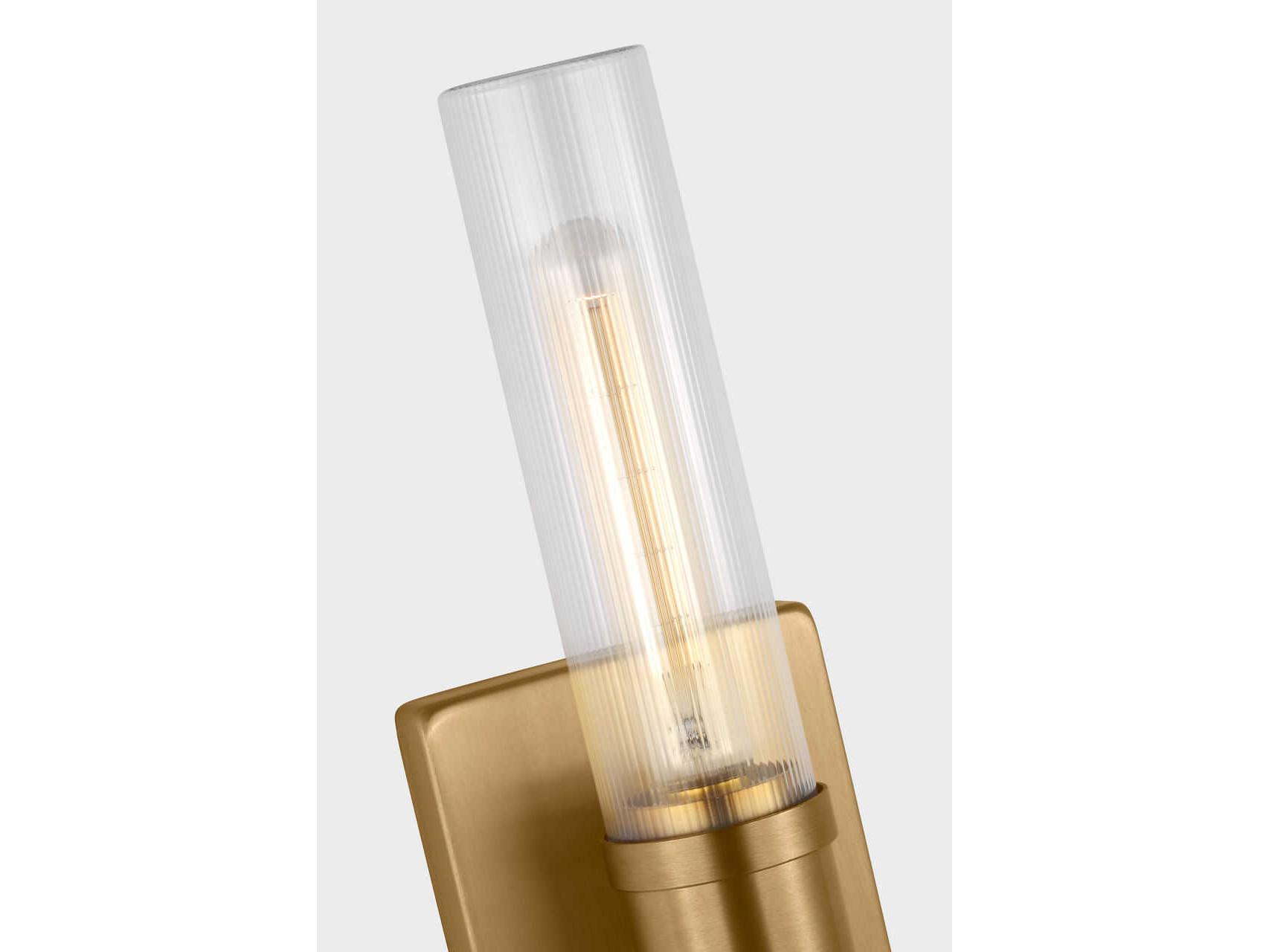 Visual Comfort Studio Keaton 2-Light Satin Brass Vanity Light