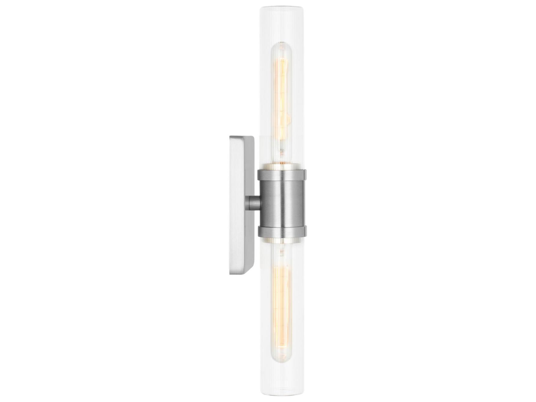 Visual Comfort Studio Keaton 2-Light Brushed Nickel Vanity Light