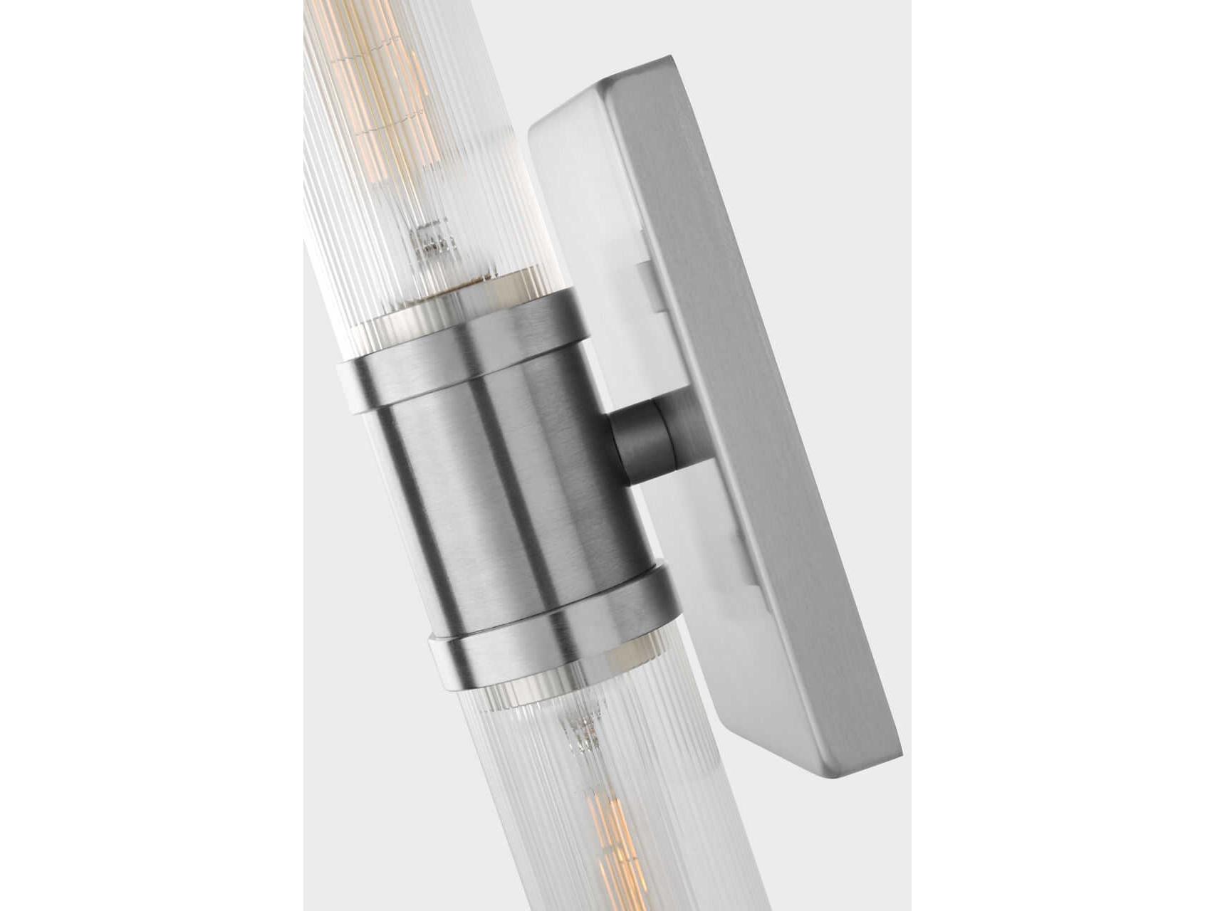 Visual Comfort Studio Keaton 2-Light Brushed Nickel Vanity Light