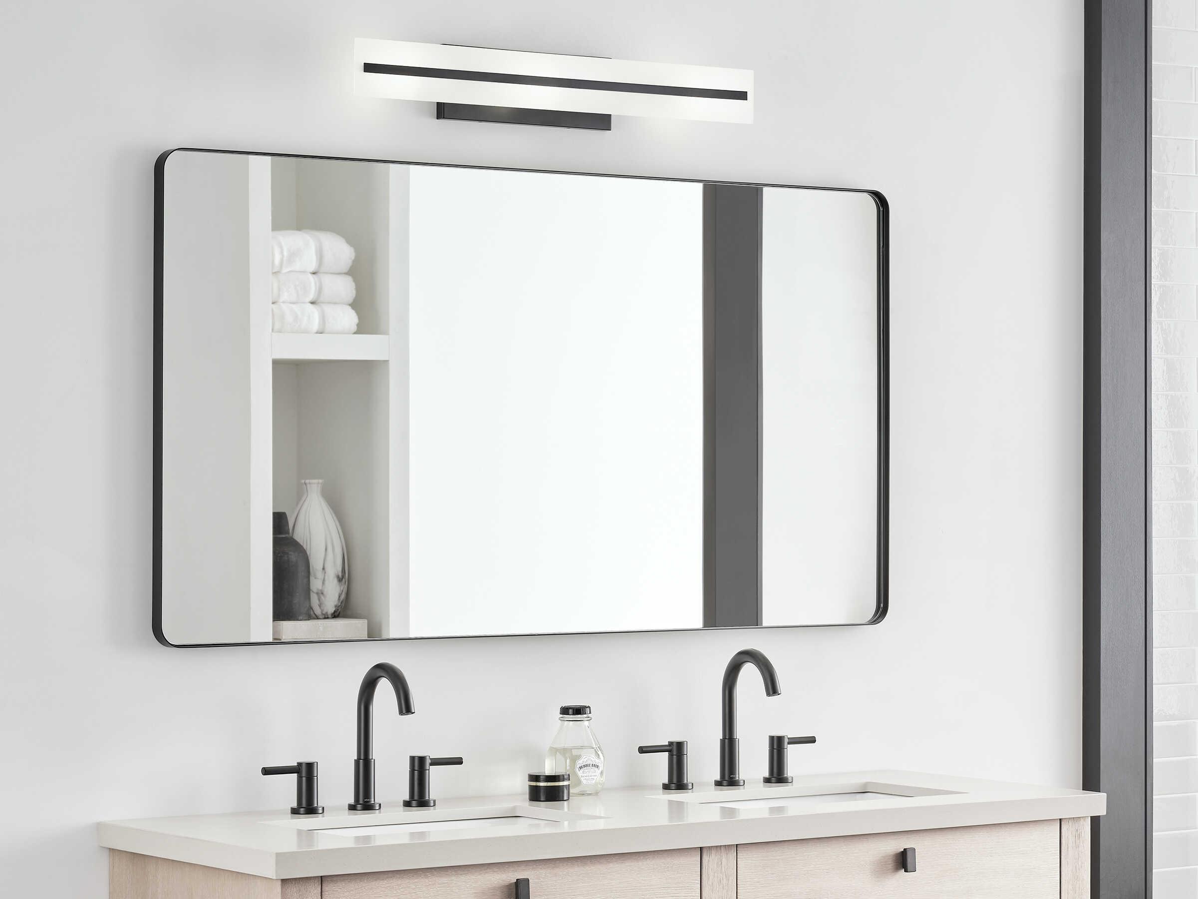 Visual Comfort Studio Dex 3-Light Midnight Black Vanity Light