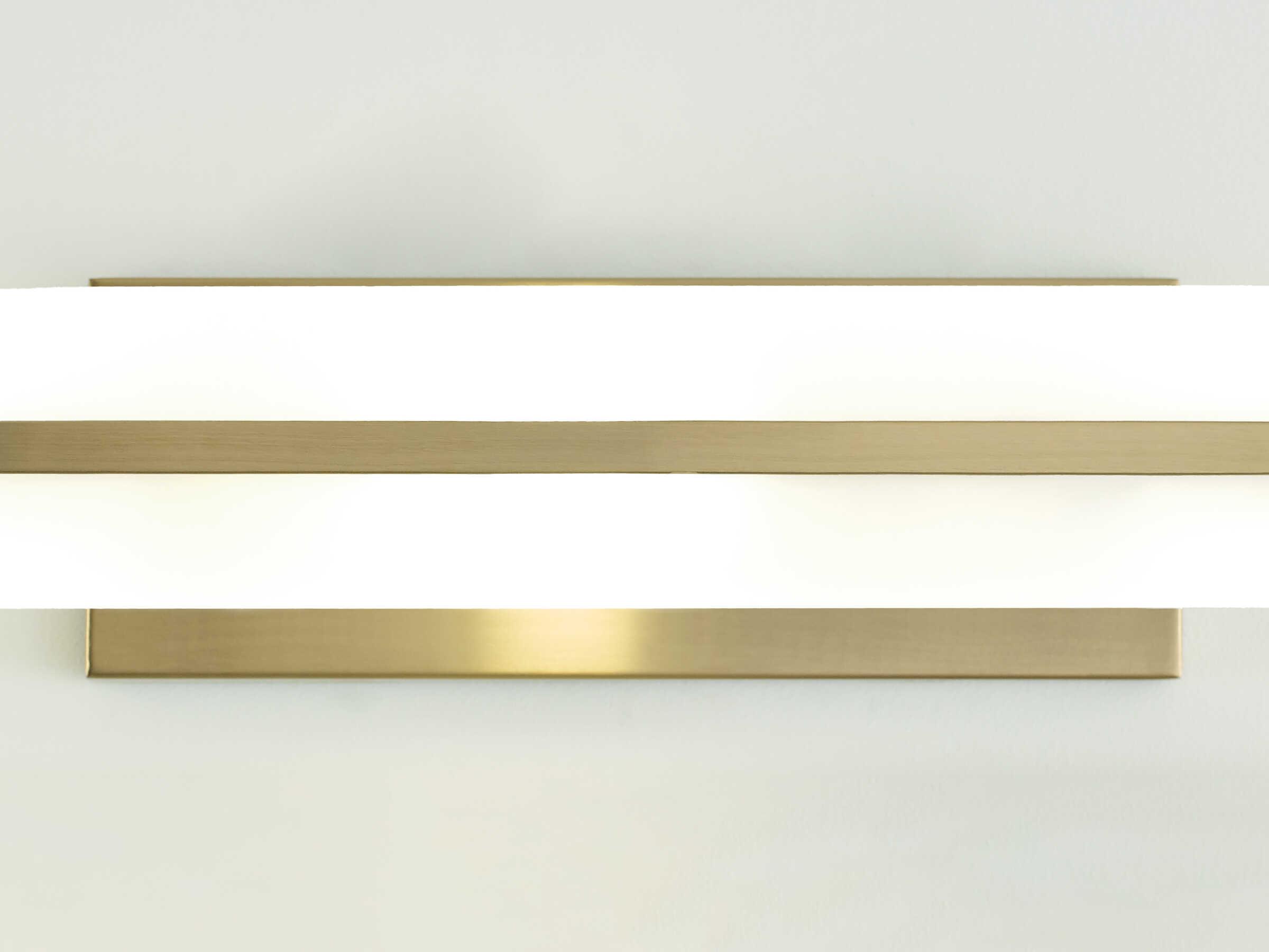 Visual Comfort Studio Dex 3-Light Satin Brass Vanity Light