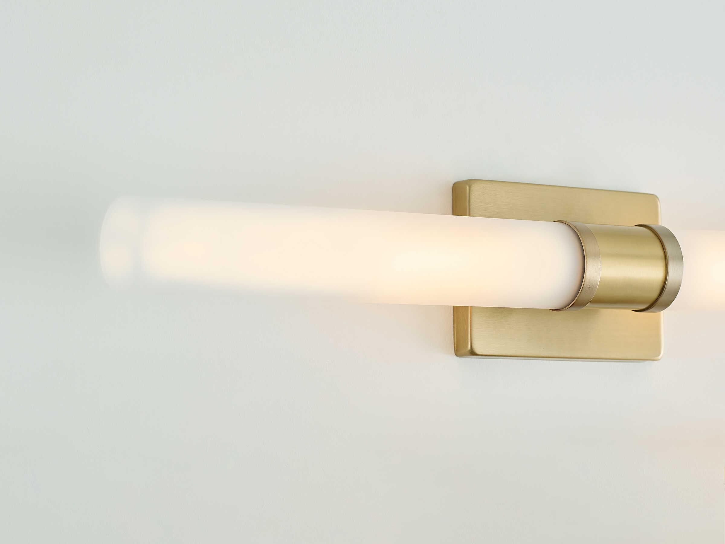 Visual Comfort Studio Keaton 2-Light Satin Brass Vanity Light