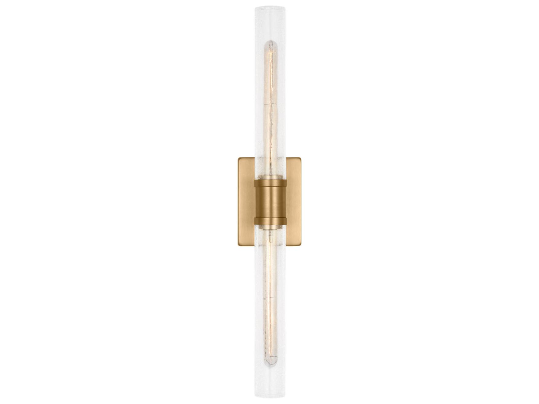 Visual Comfort Studio Keaton 2-Light Satin Brass Vanity Light