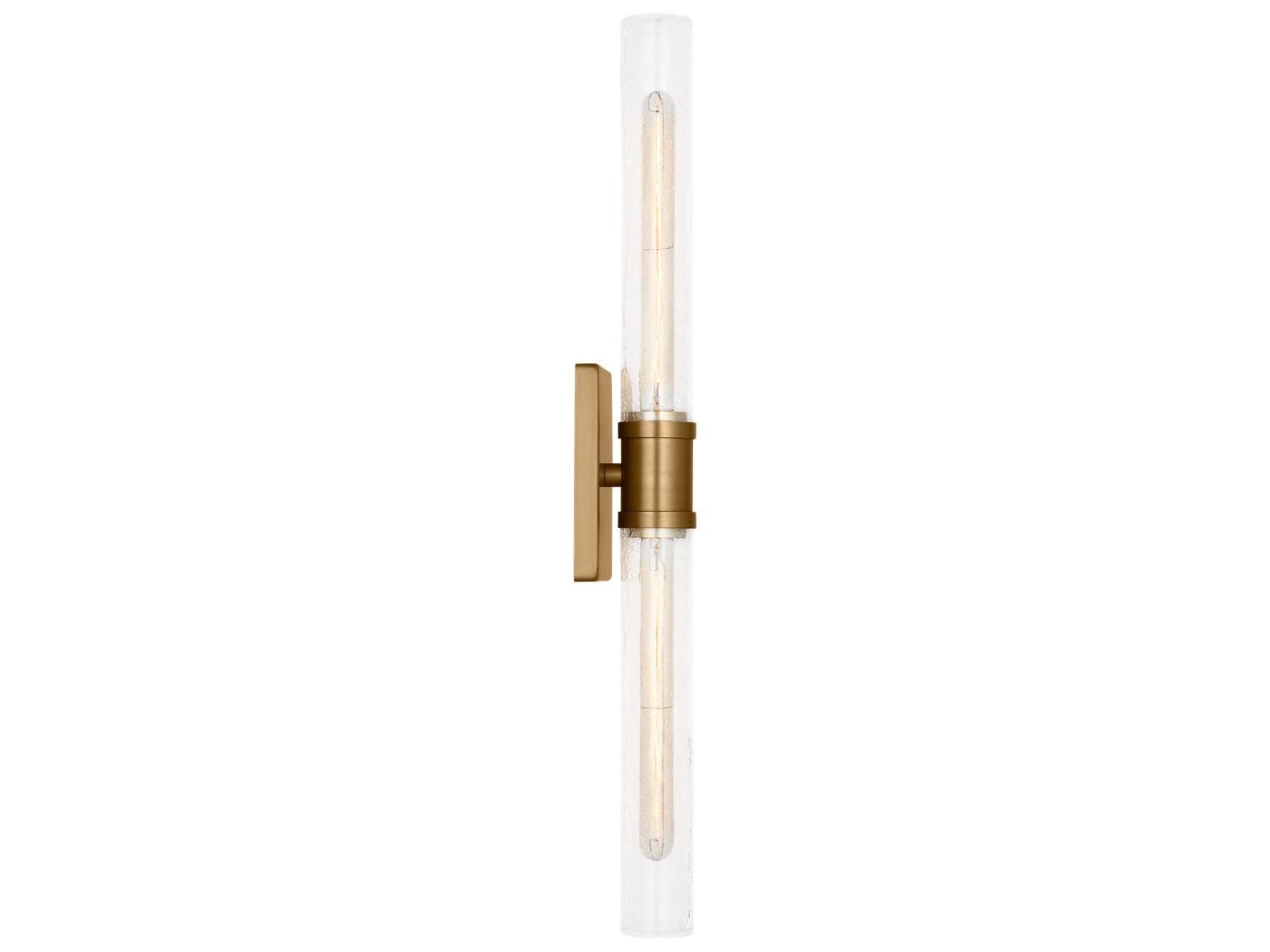Visual Comfort Studio Keaton 2-Light Satin Brass Vanity Light