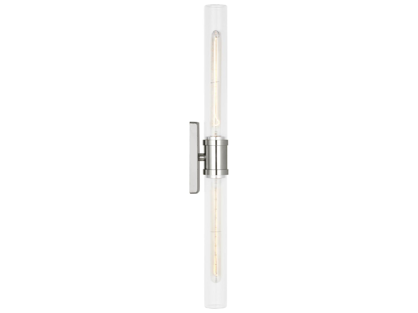 Visual Comfort Studio Keaton 2-Light Chrome Vanity Light
