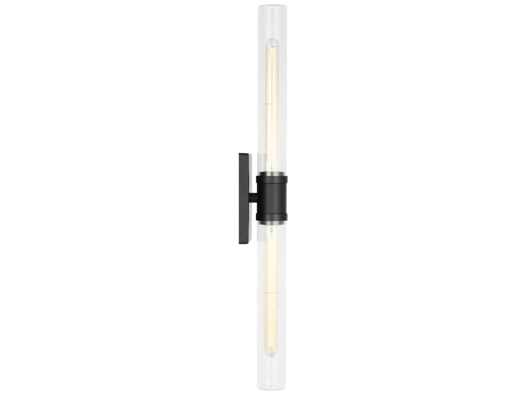 Visual Comfort Studio Keaton 2-Light Midnight Black Vanity Light