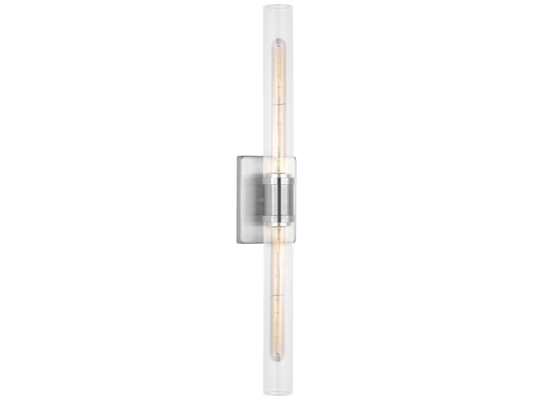 Visual Comfort Studio Keaton 2-Light Brushed Nickel Vanity Light
