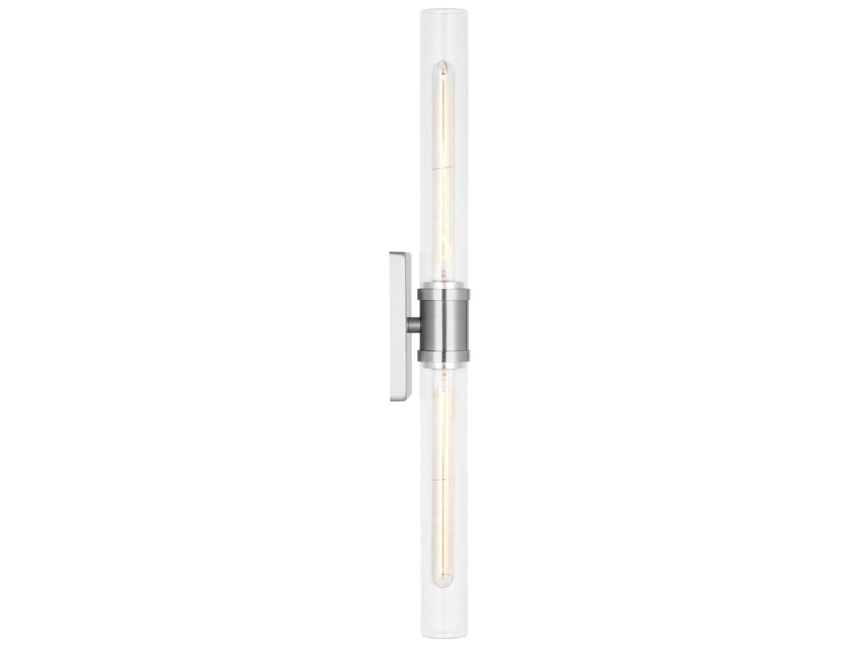 Visual Comfort Studio Keaton 2-Light Brushed Nickel Vanity Light