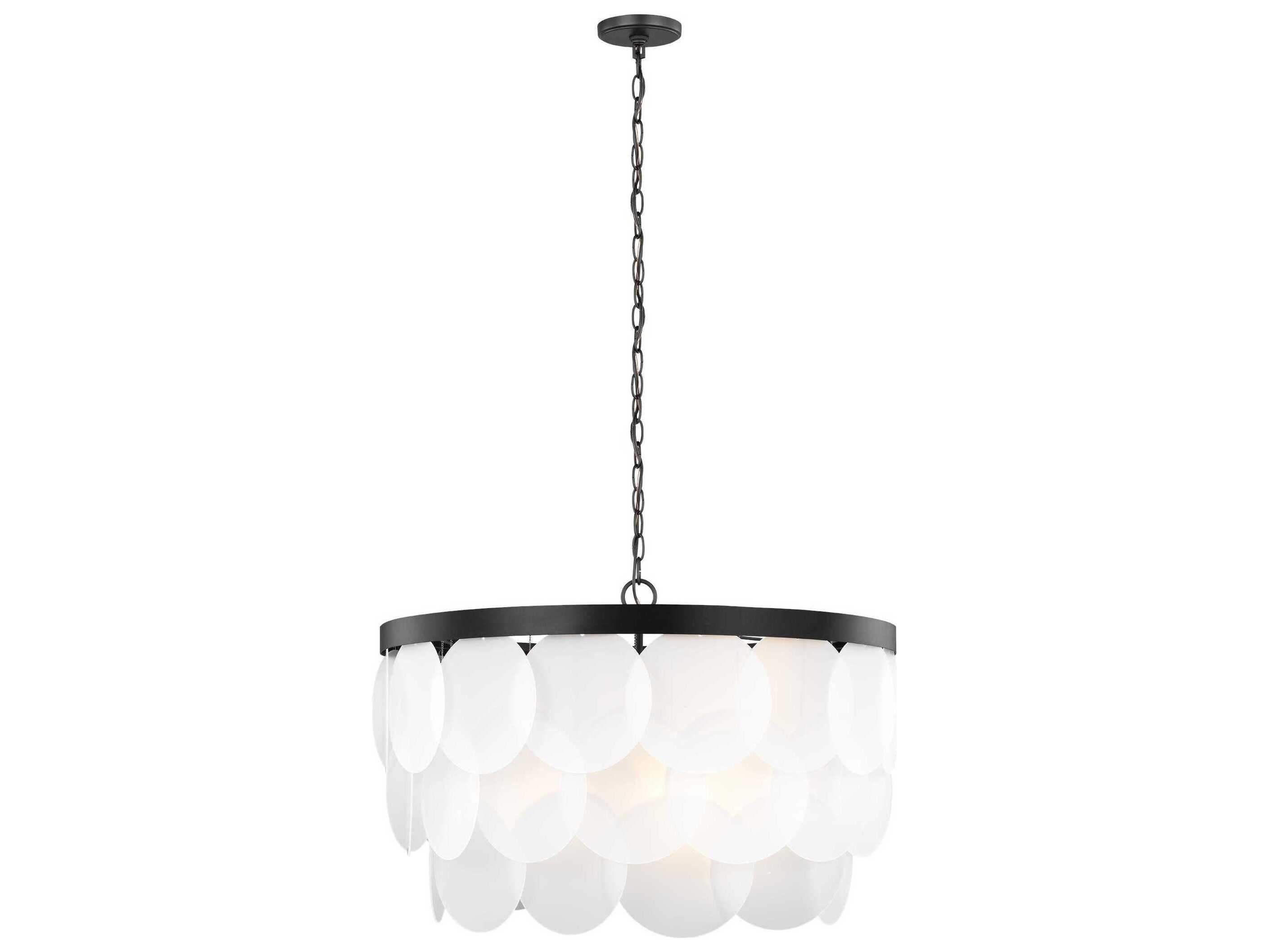 Visual Comfort Studio Mellita 8-Light Midnight Black Pendant
