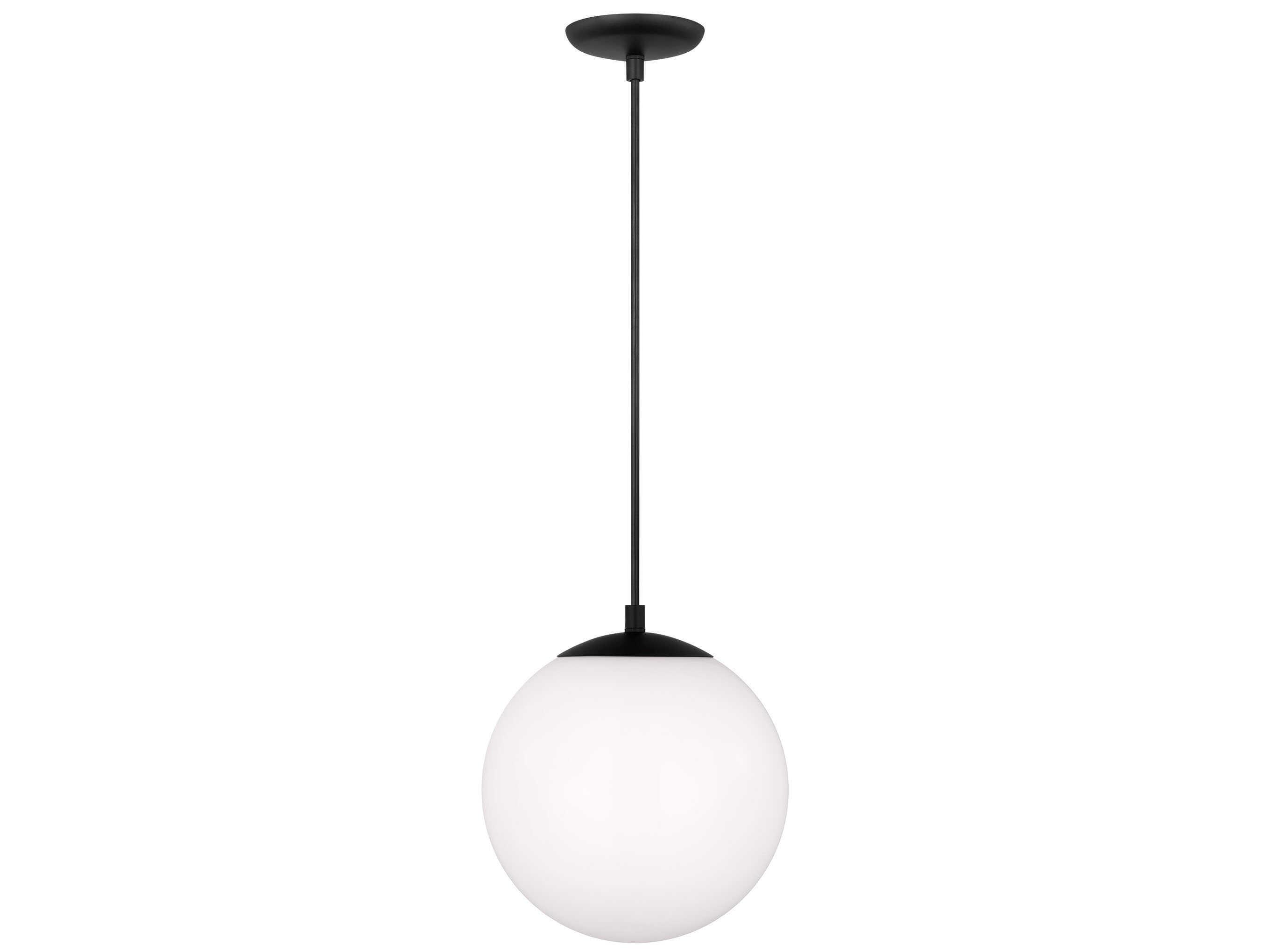 Visual Comfort Studio Leo 1-Light Midnight Black Globe Mini Pendant