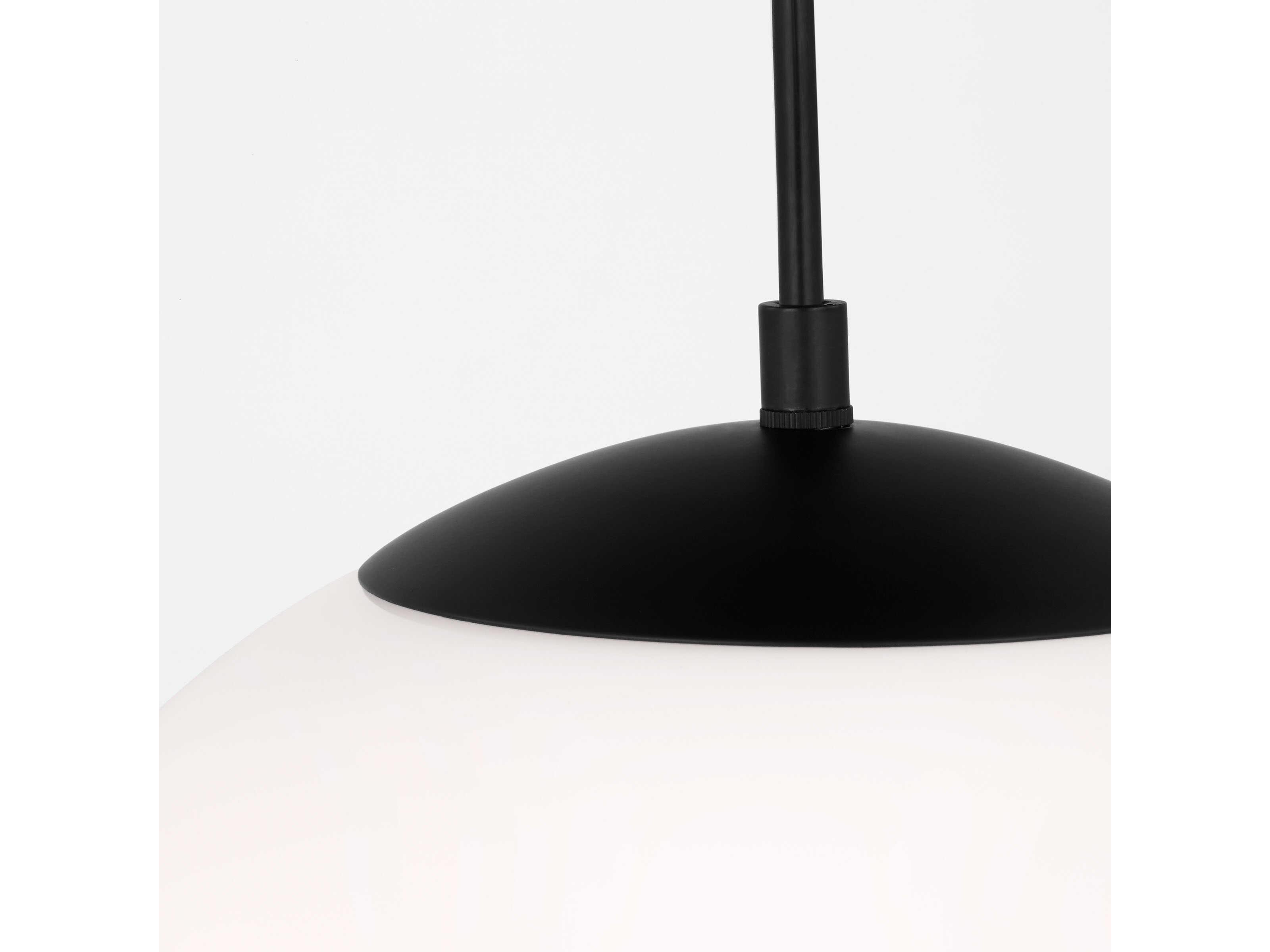 Visual Comfort Studio Leo 1-Light Midnight Black Globe Pendant