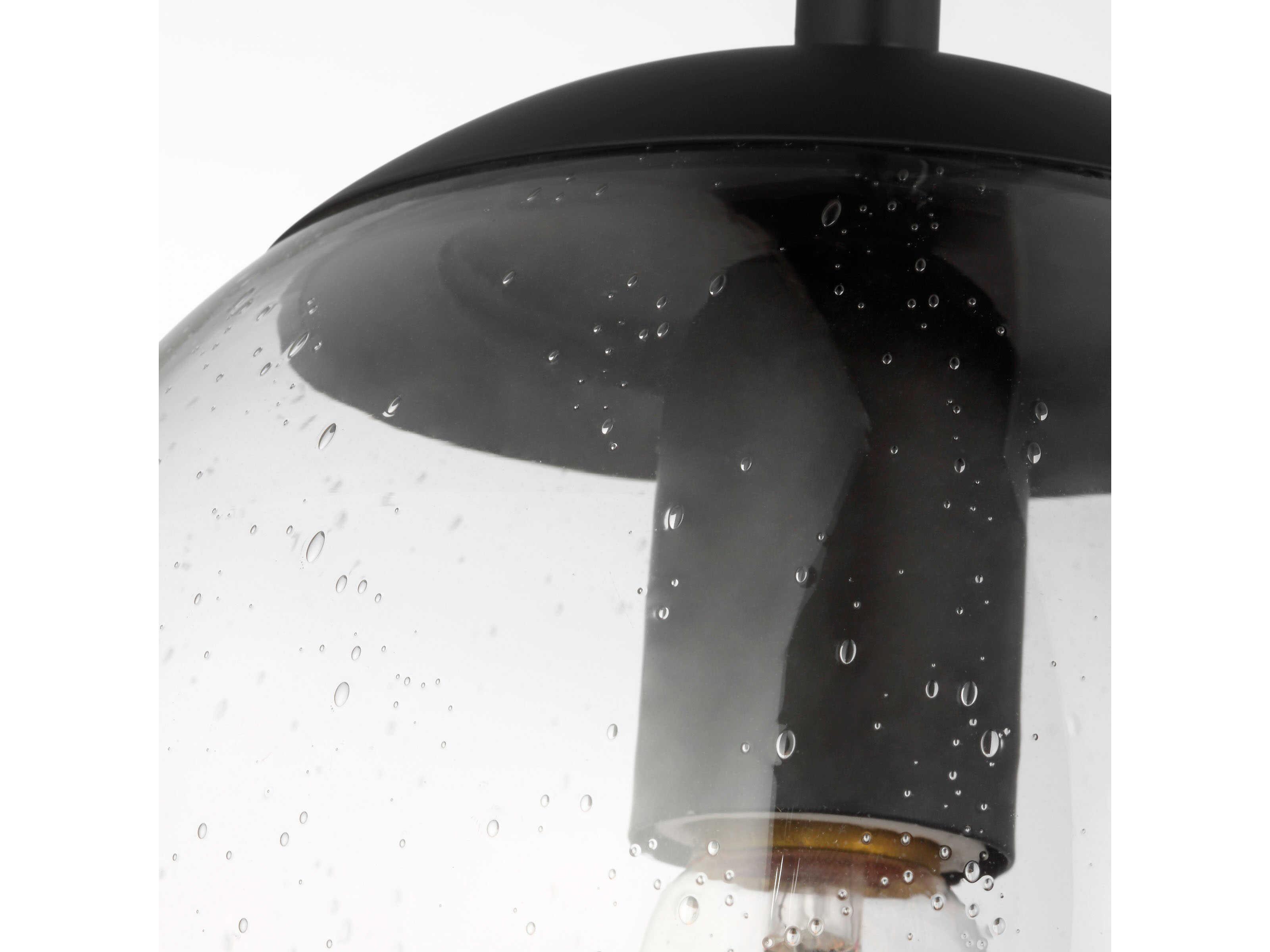 Visual Comfort Studio Leo 1-Light Midnight Black Globe Mini Pendant