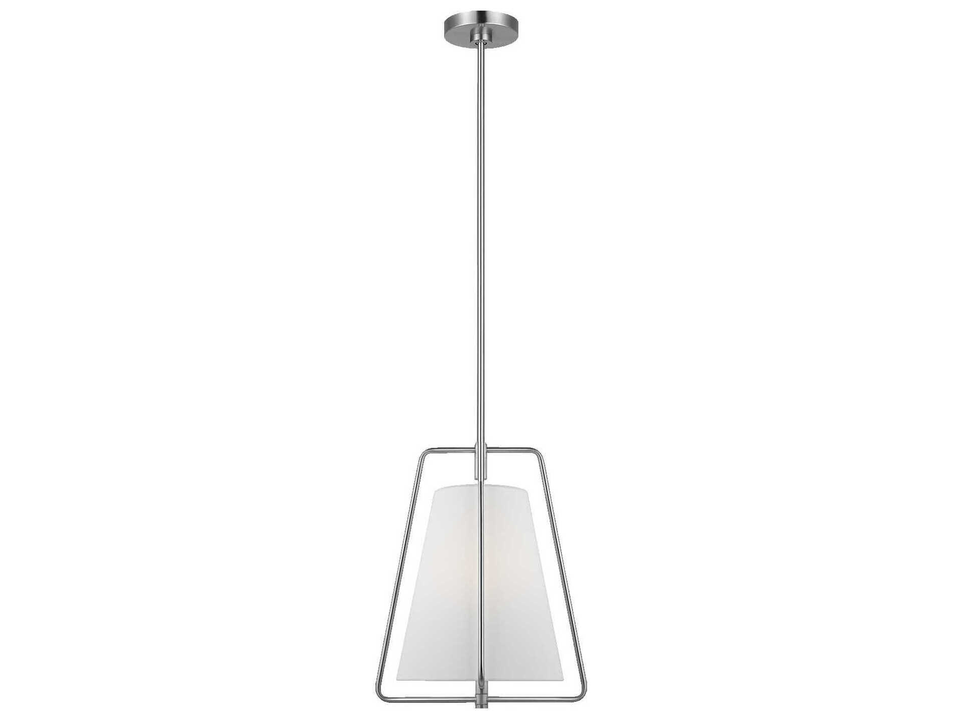Visual Comfort Studio Allis 1-Light Brushed Nickel Pendant