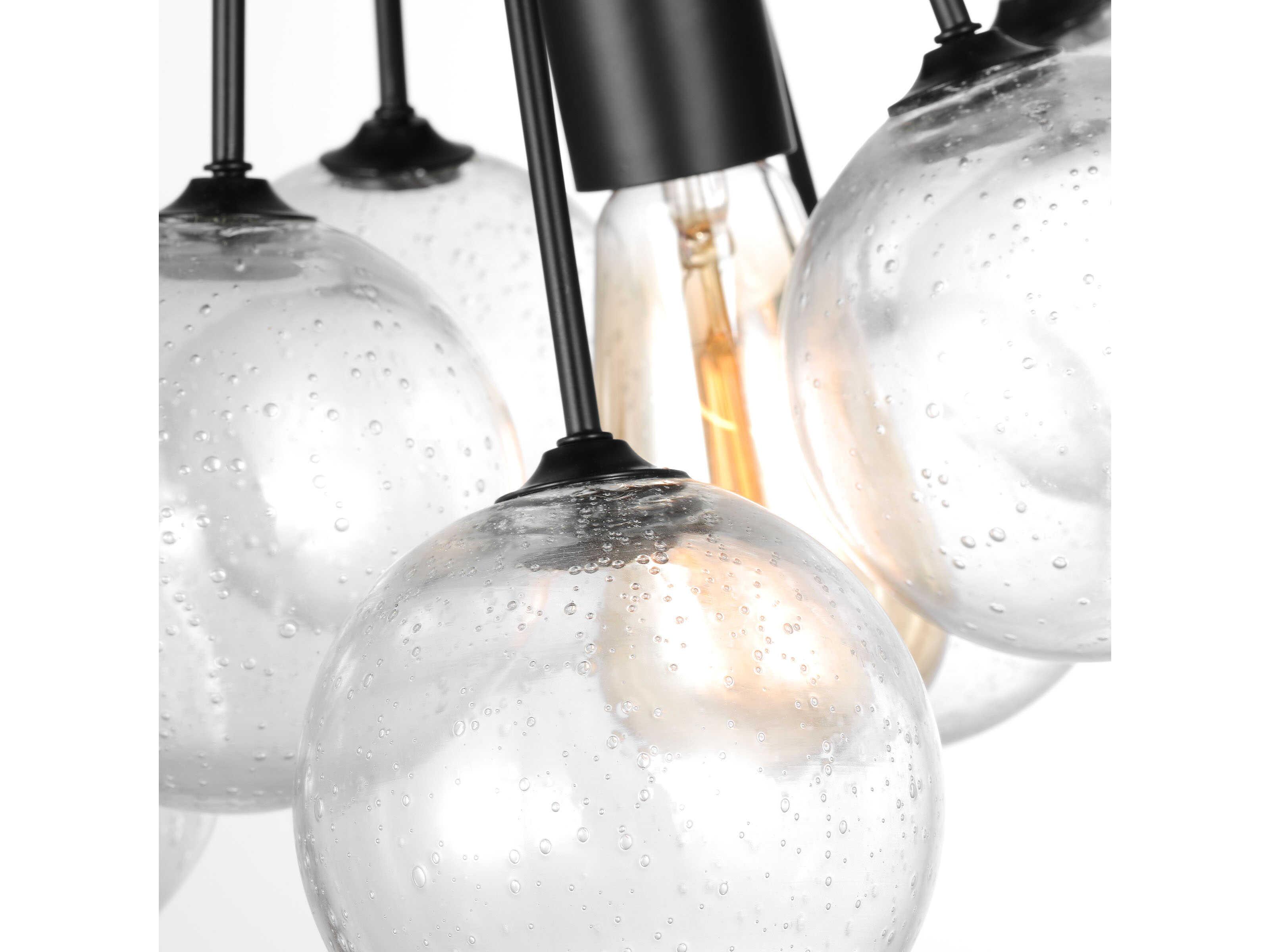 Visual Comfort Studio Bronzeville 1-Light Midnight Black Globe Pendant