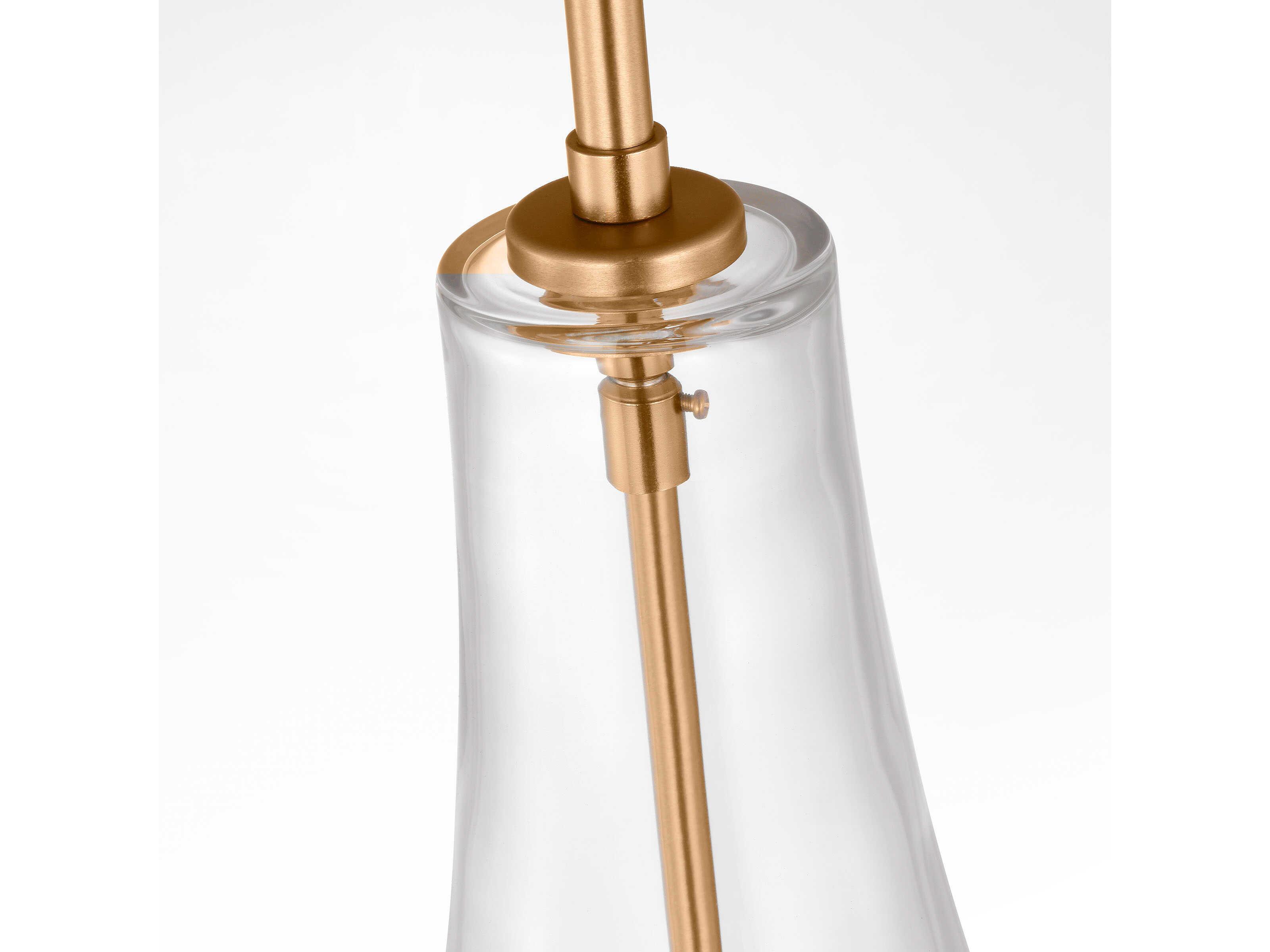 Visual Comfort Studio Arilda 1-Light Satin Brass Mini Pendant