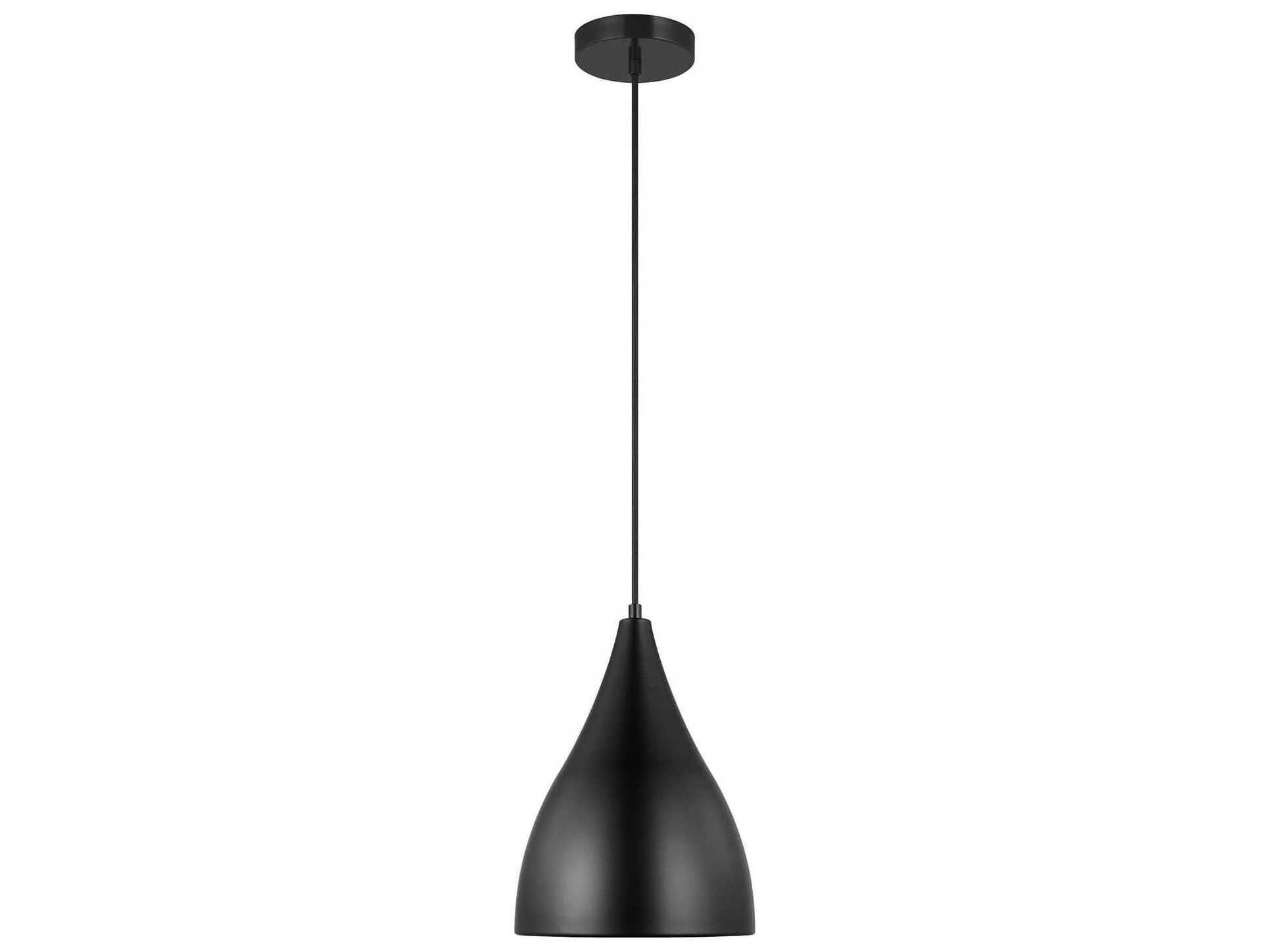 Visual Comfort Studio Oden 1-Light Midnight Black Mini Pendant