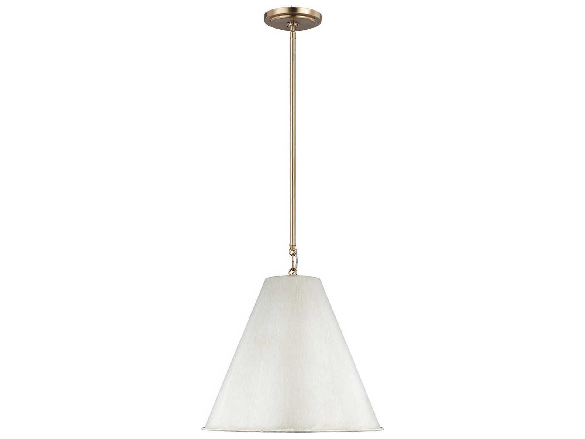 Visual Comfort Studio Gordon 1-Light Antique White Pendant
